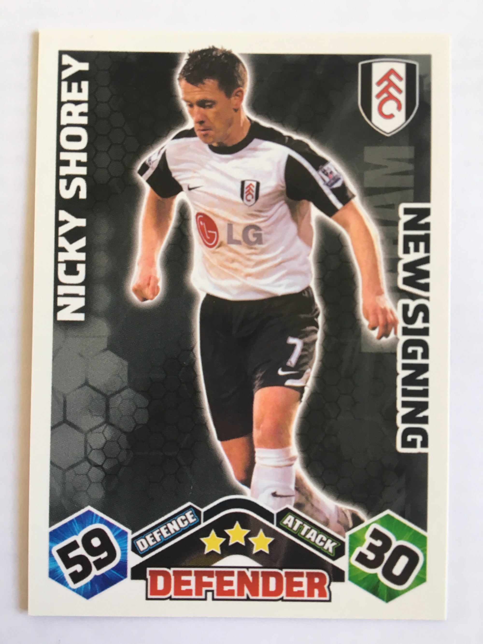 NS065. NICKY SHOREY - FULHAM - NEW SIGNING