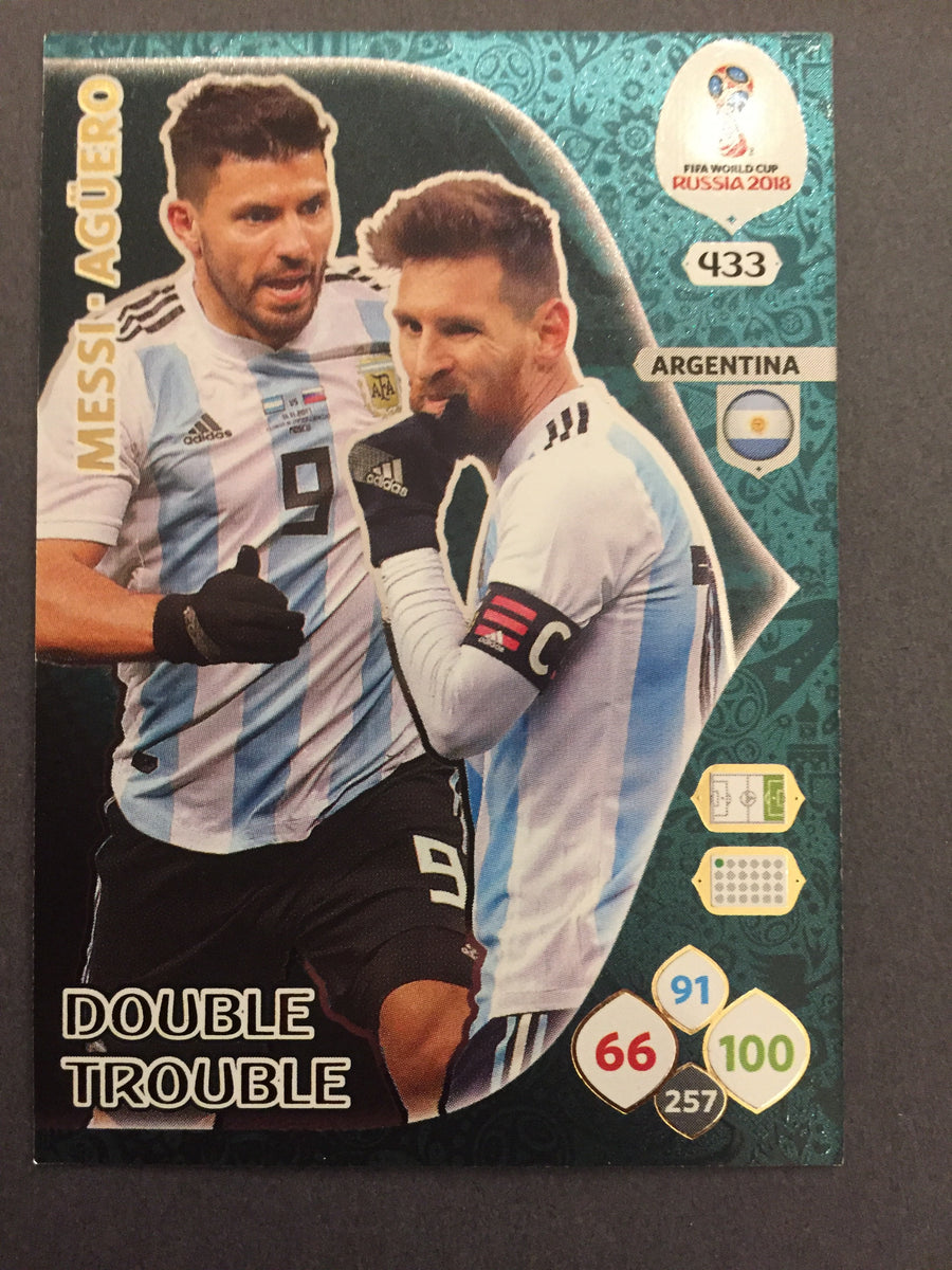 433. MESSI- AGUERO - ARGENTINA - DOUBLE TROUBLE