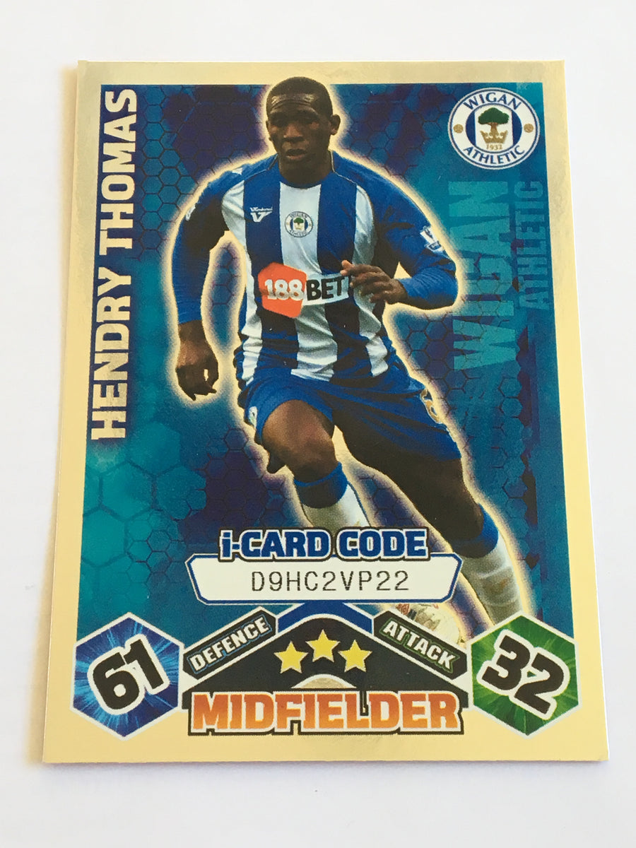 IC146. HENDRY THOMAS - WIGAN ATHLETIC - iCARD