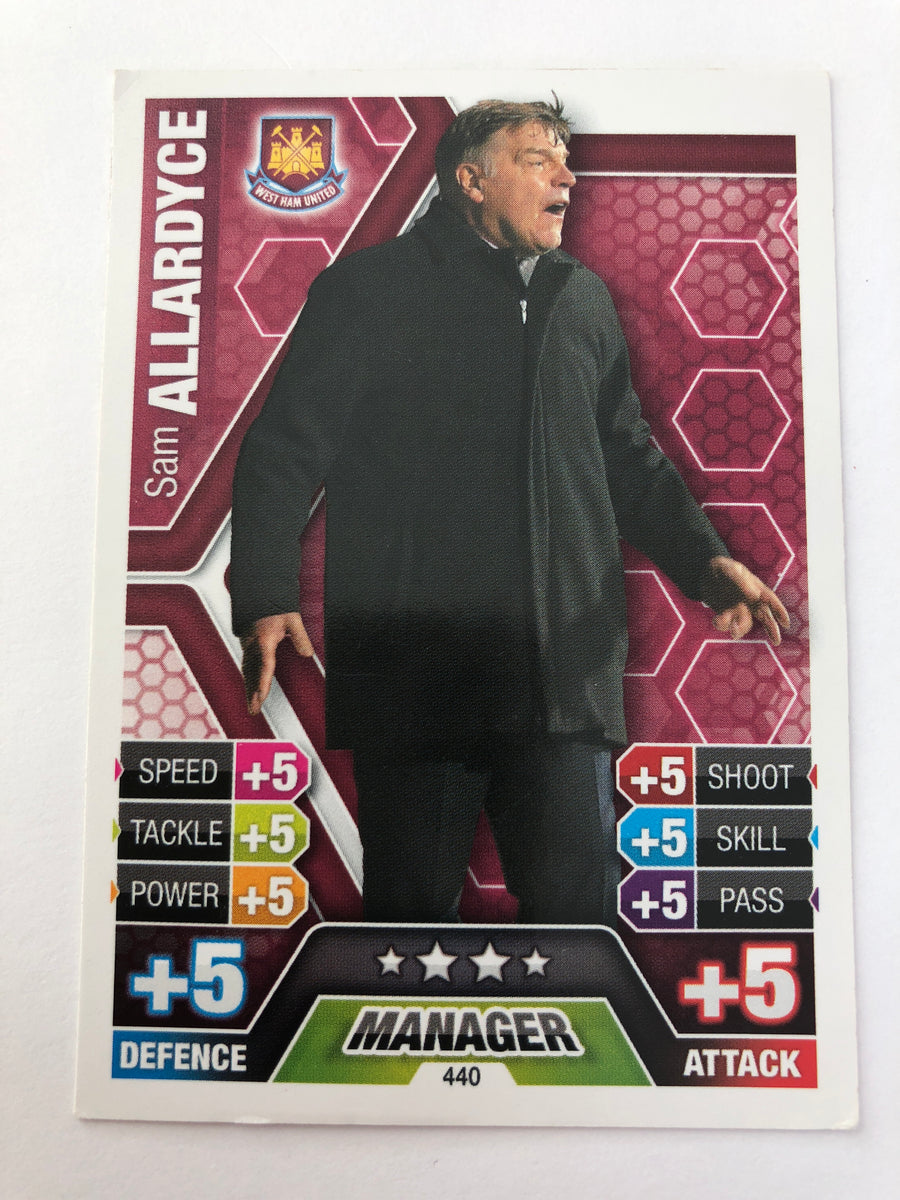 440. SAM ALLARDYCE - WEST HAM UNITED - MANAGER