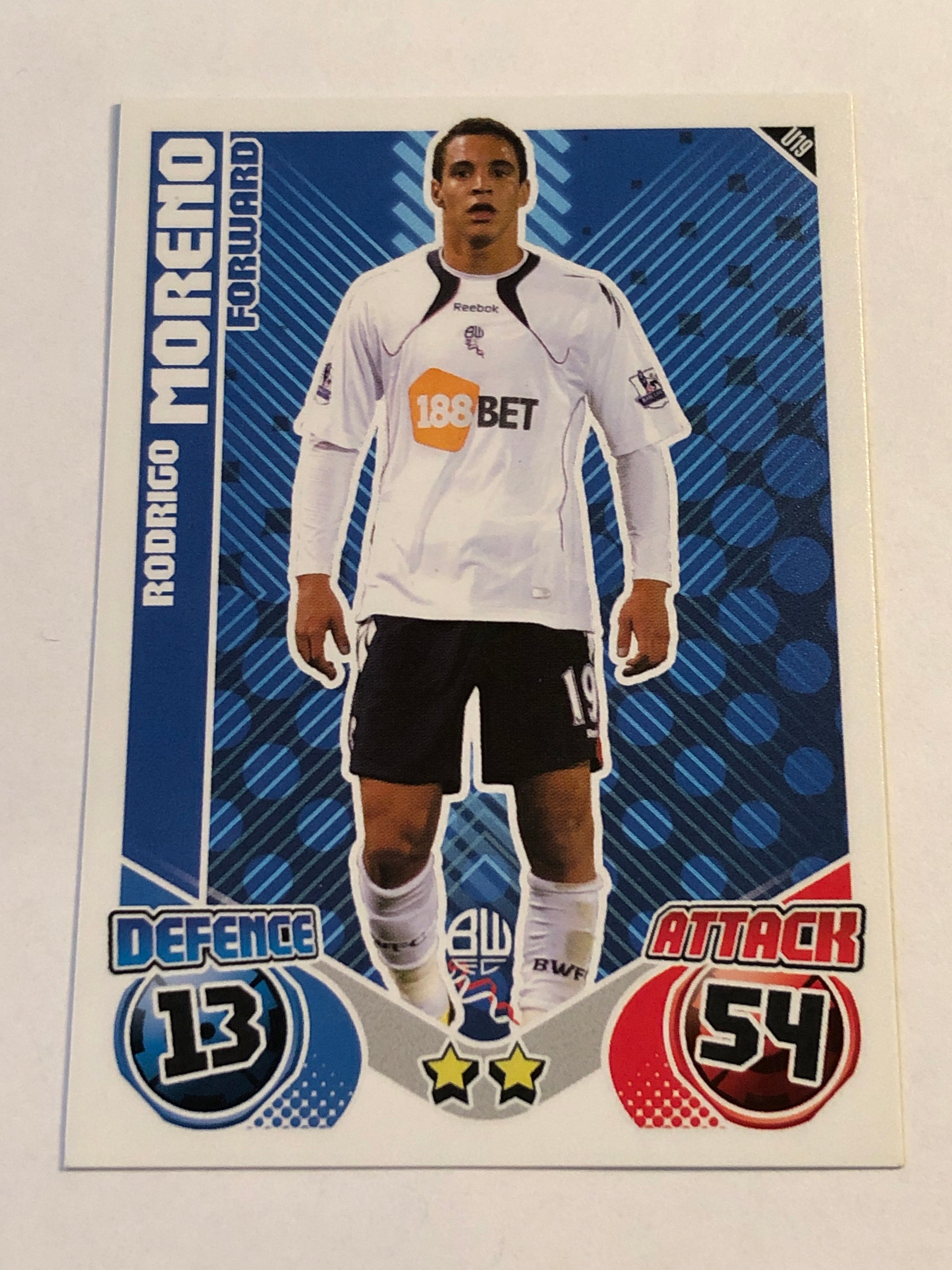 U19. RODRIGO MORENO - BOLTON WANDERERS