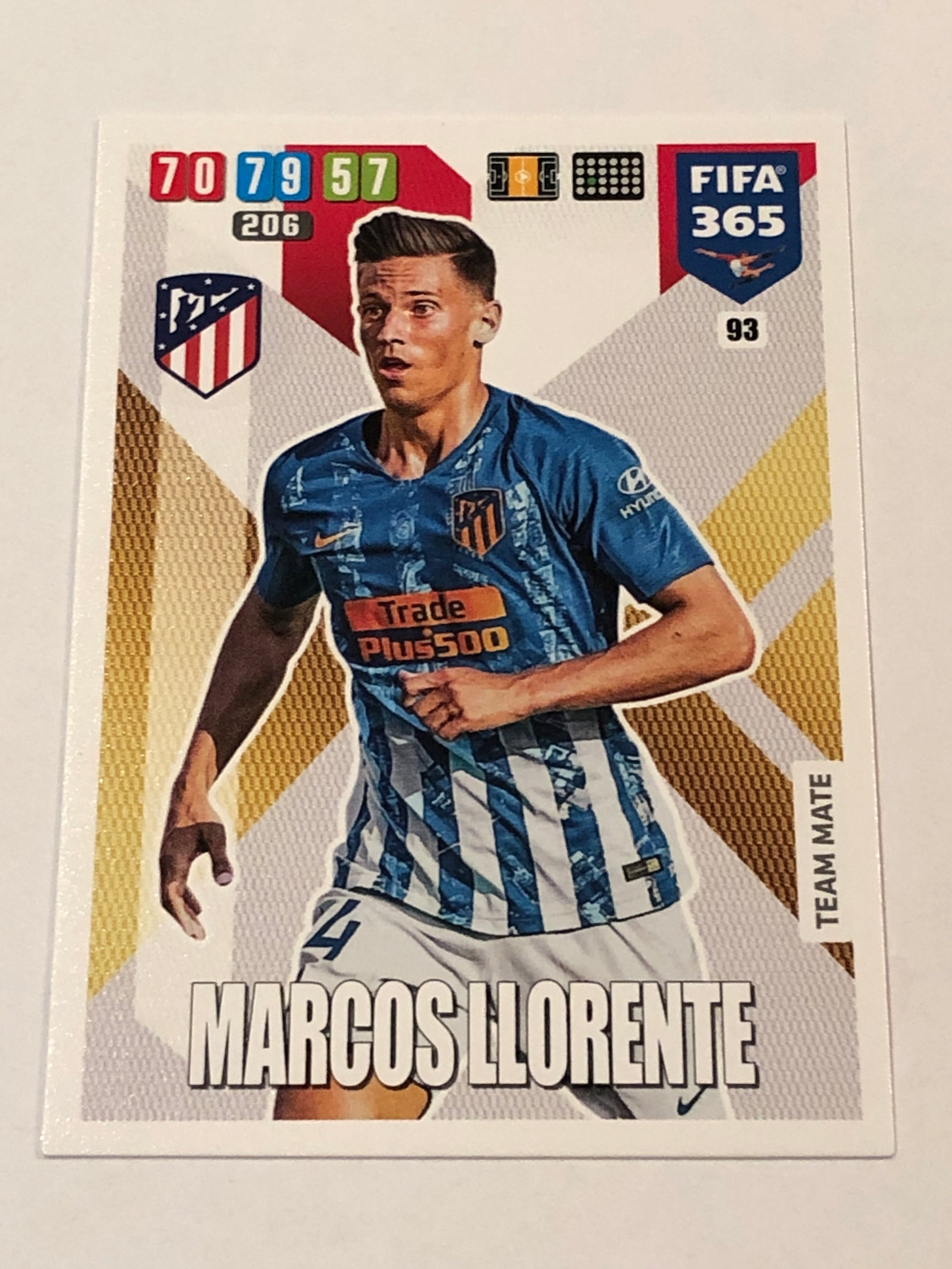 093. MARCOS LLORENTE - ATLETICO DE MADRID - TEAM MATE