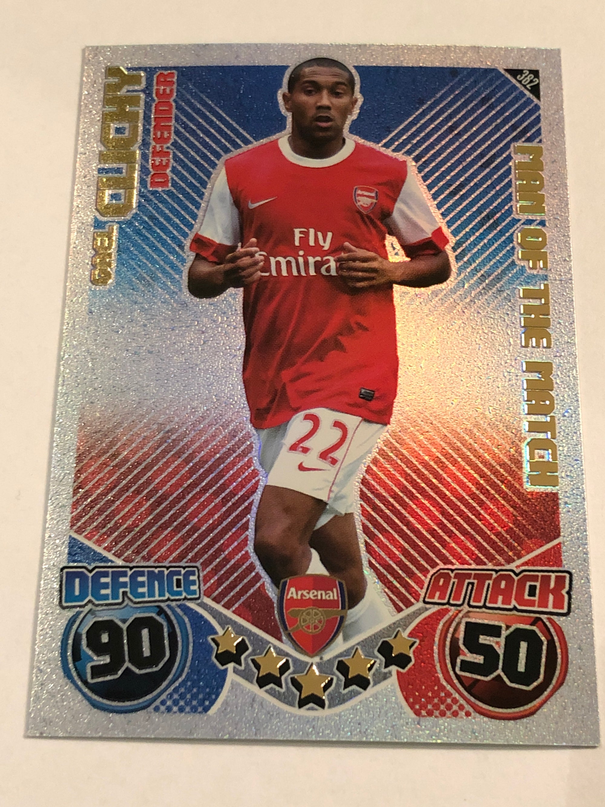 382. GAEL CLICKY - ARSENAL - MAN OF THE MATCH