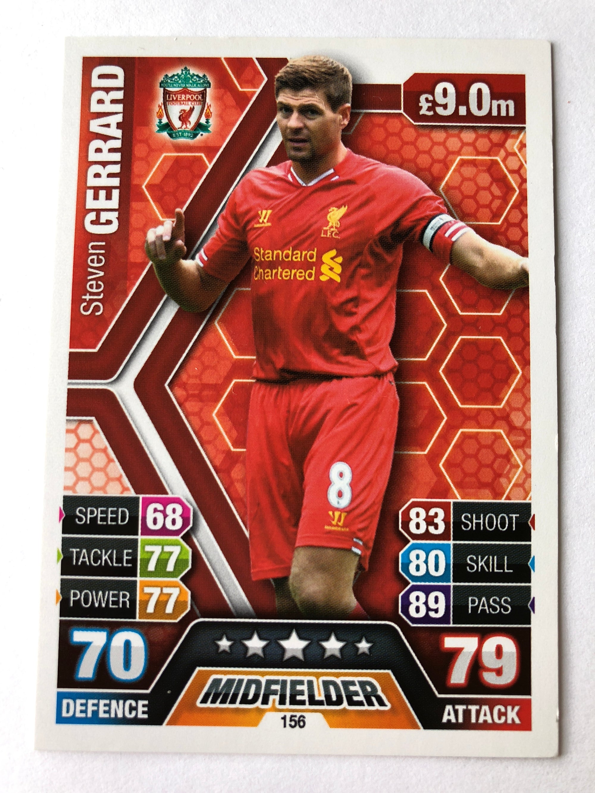 156. STEVEN GERRARD - LIVERPOOL