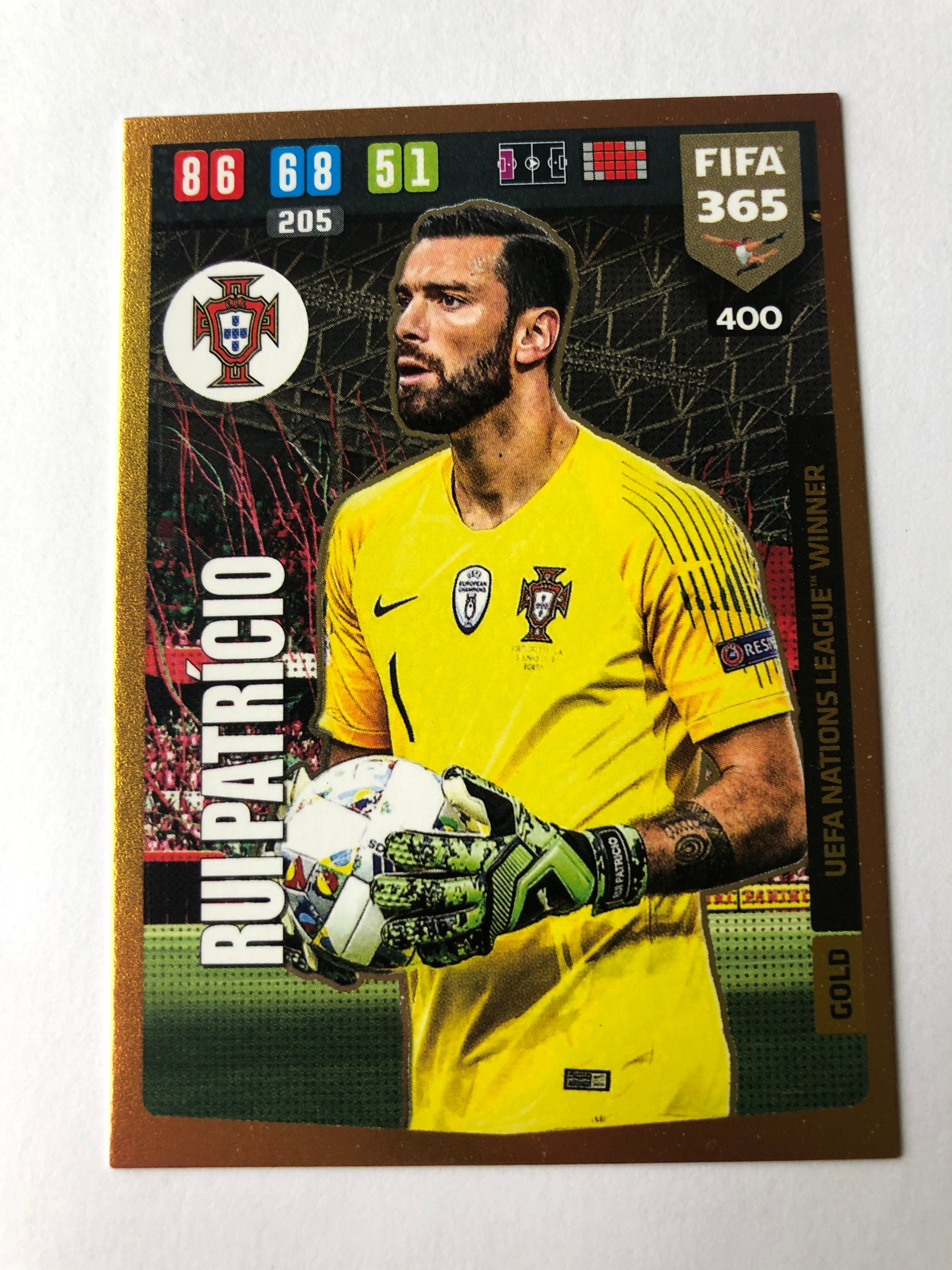 400. RUI PATRICIO - PORTUGAL - GOLD UEFA NATIONS LEAGUE WINNER
