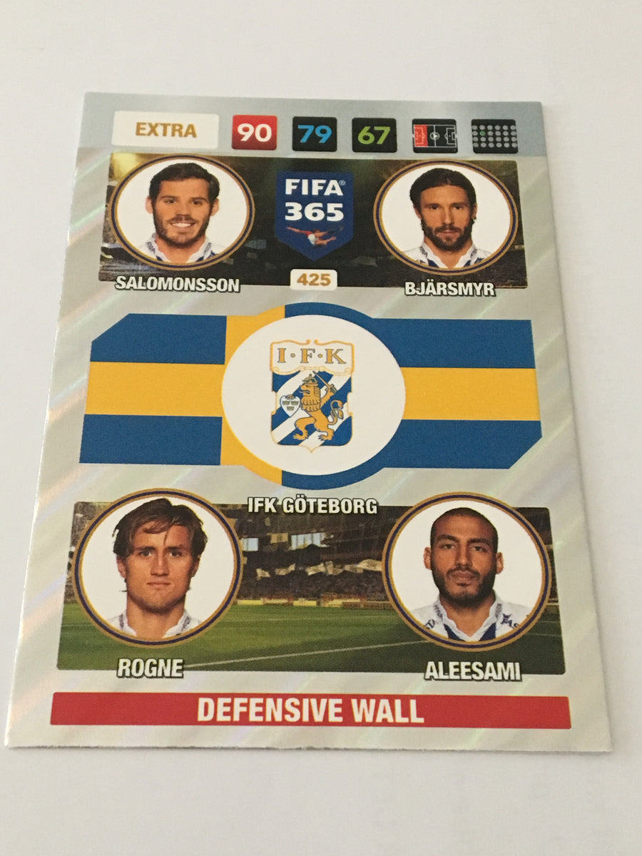 425. IFK GÖTEBORG - SALOMONSSON - BJÄRSMYR - ROGNE - ALEESAMI - EXTRA - DEFENSIVE WALL