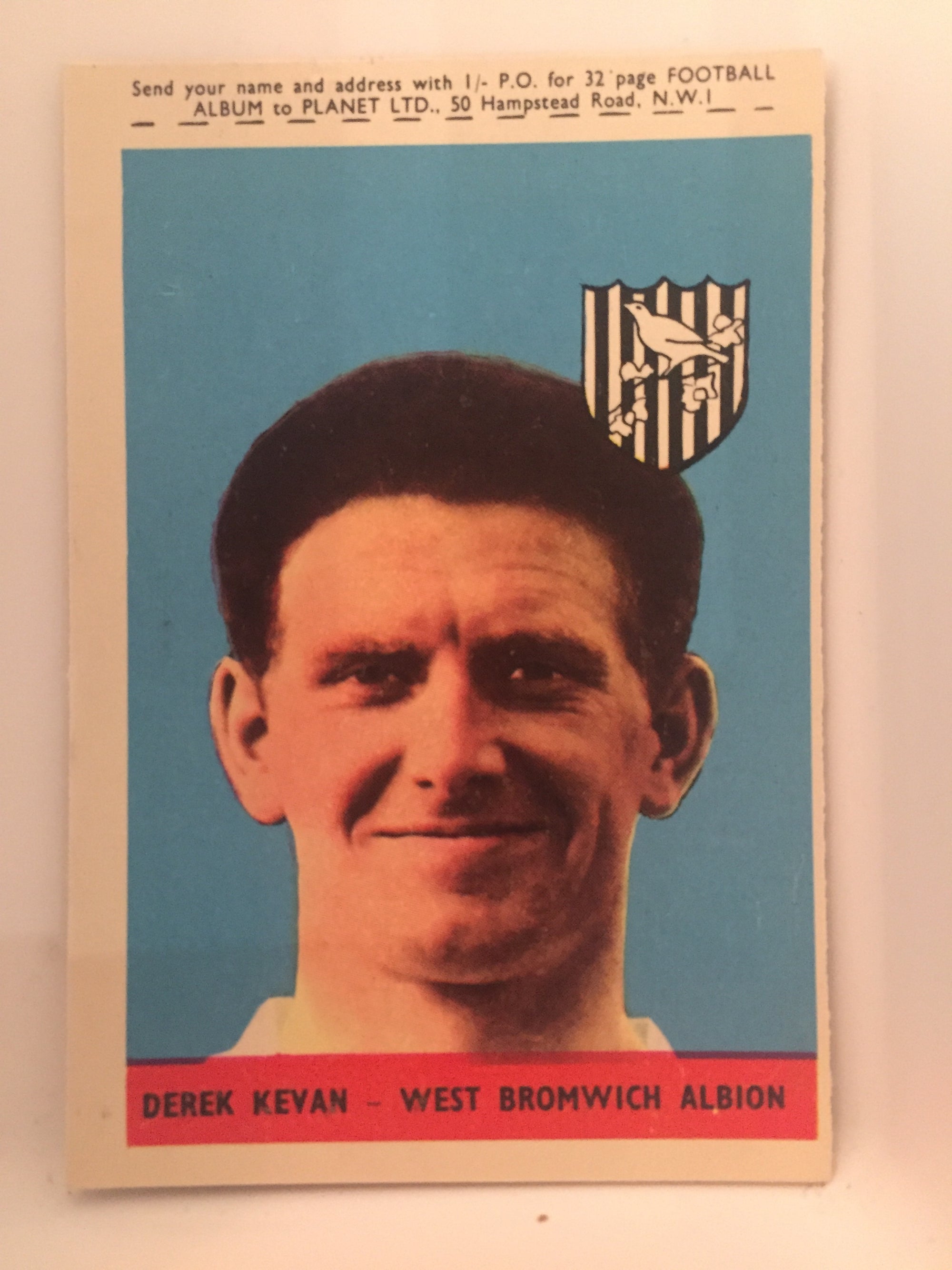 025. DEREK KEVAN - WEST BROMWICH ALBION