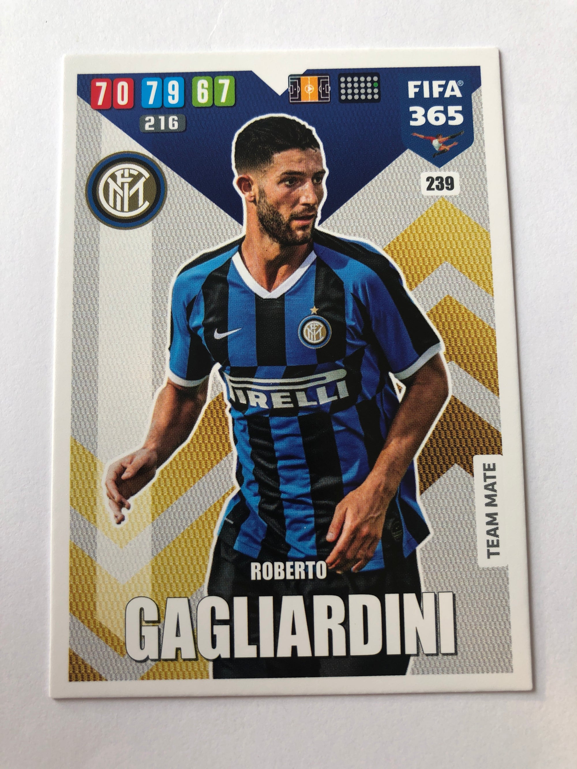 239. ROBERTO GAGLIARDINI - INTER - TEAM MATE