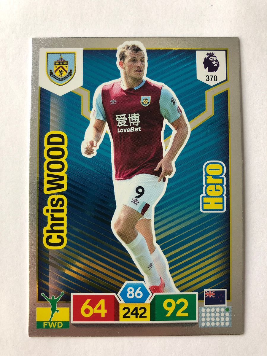 370. CHRIS WOOD - BURNLEY - HERO