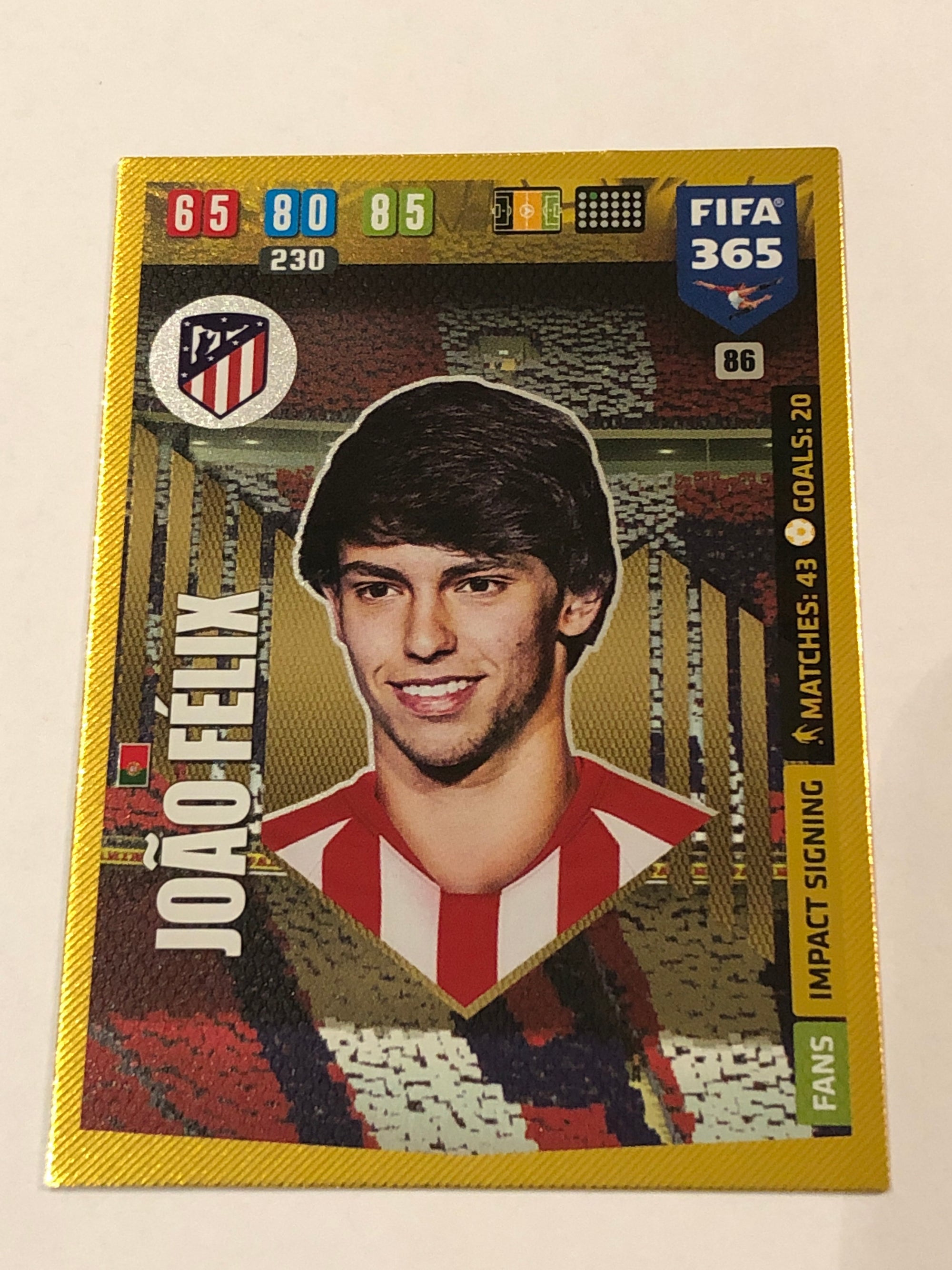 086. JOAO FELIX - ATLETICO DE MADRID - FANS IMPACT SIGNING