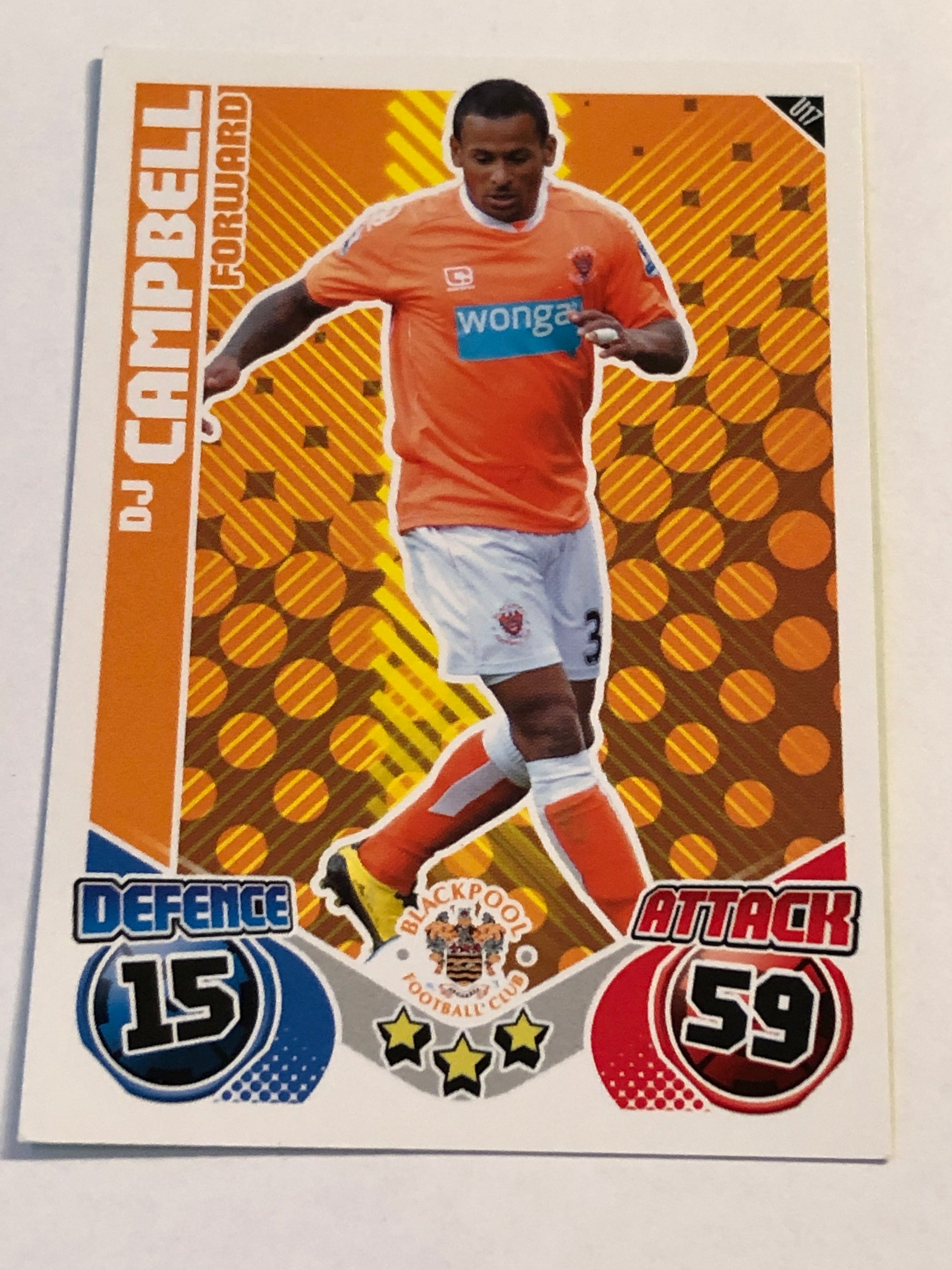 U17. DJ CAMPBELL - BLACKPOOL