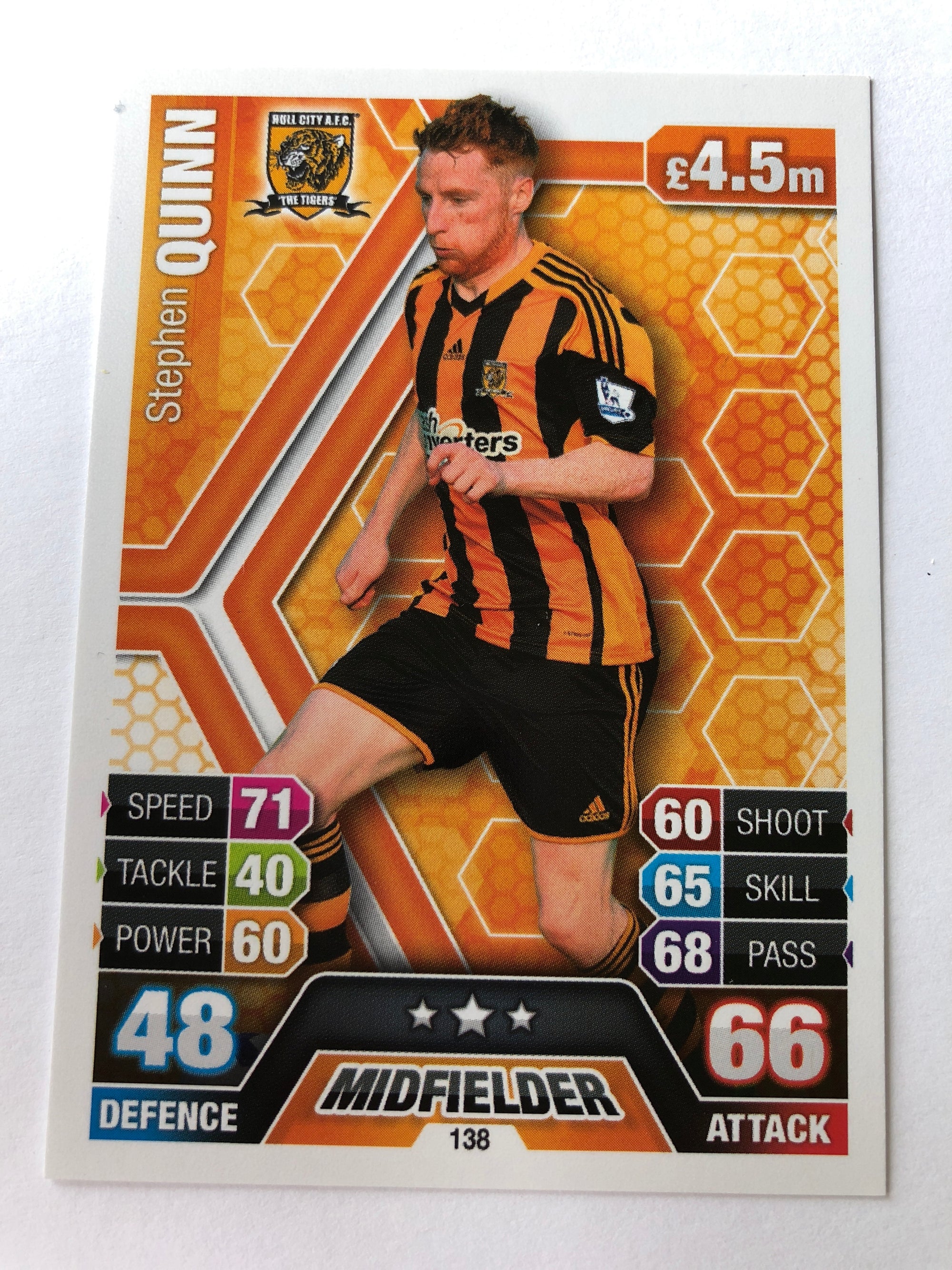 138. STEPHEN QUINN - HULL CITY