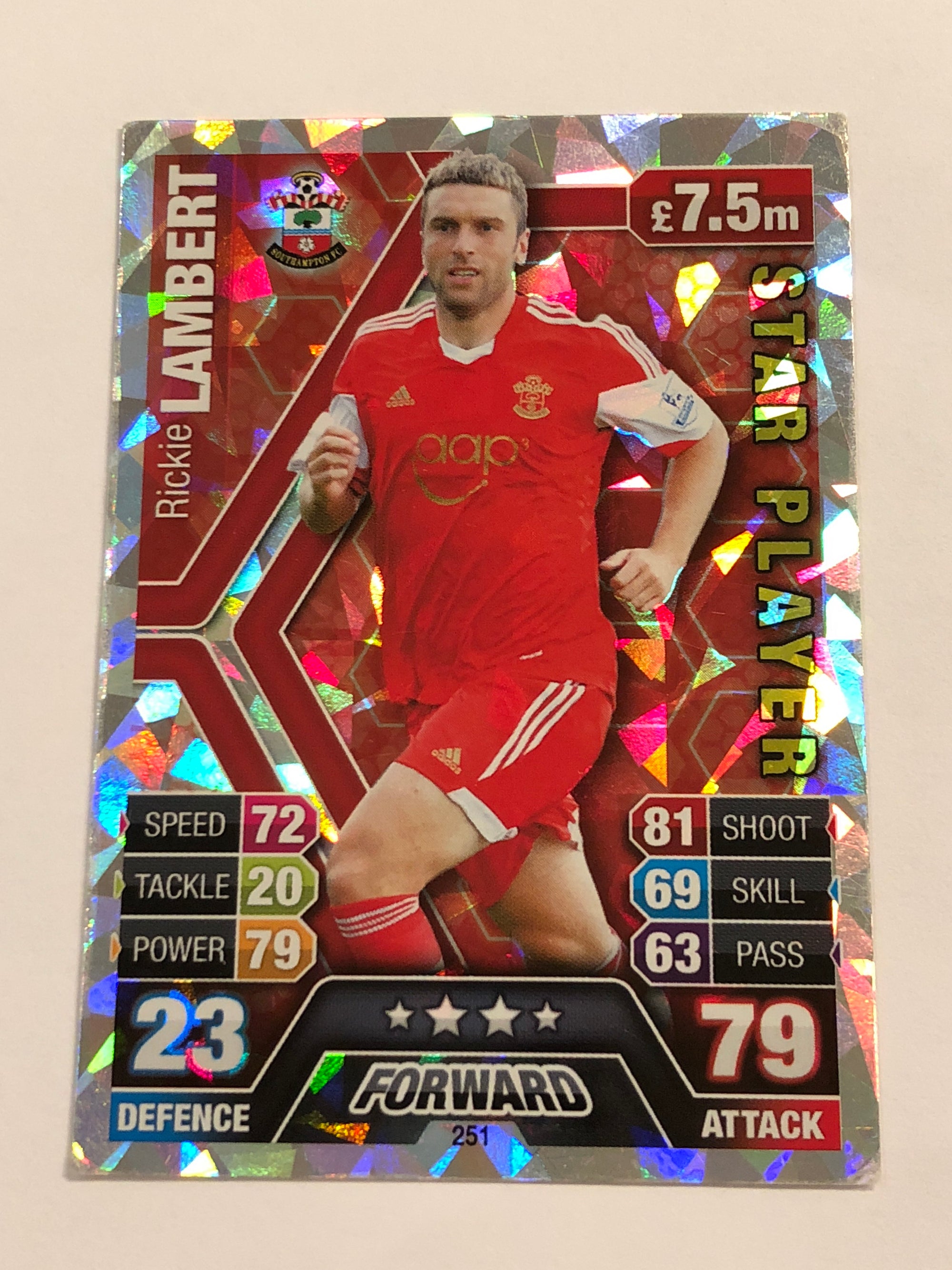 251. RICKIE LAMBERT - SOUTHAMPTON - STARPLAYER