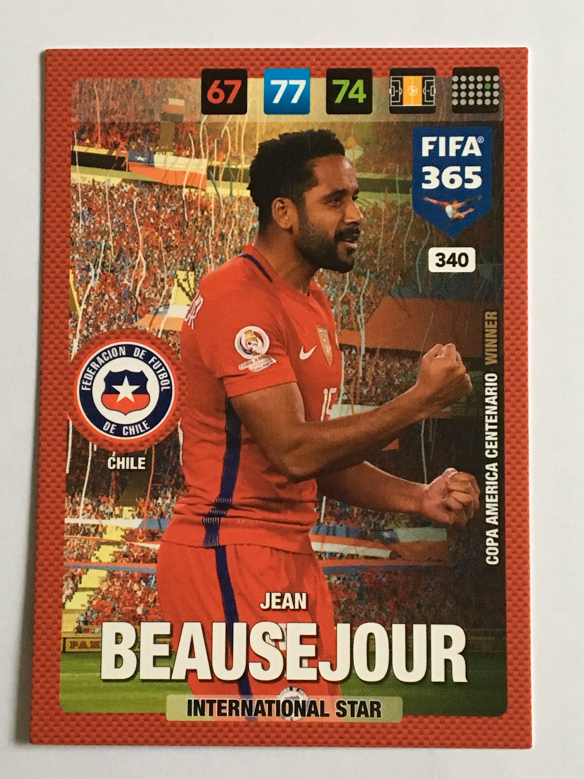 340. JEAN BEAUSEJOUR - CHILE - INTERNATIONAL STAR