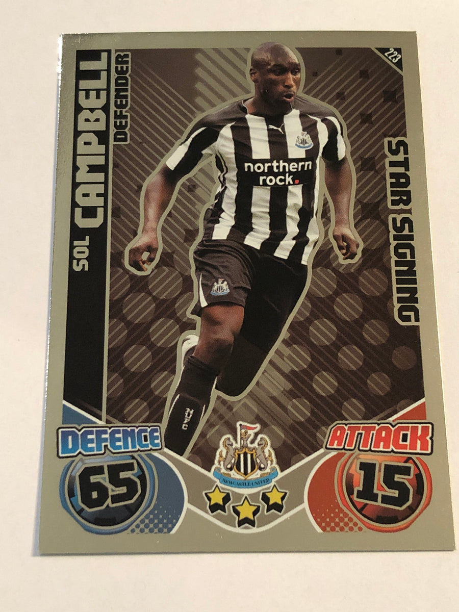 223. SOL CAMPBELL - NEWCASTLE UNITED - STAR SIGNING