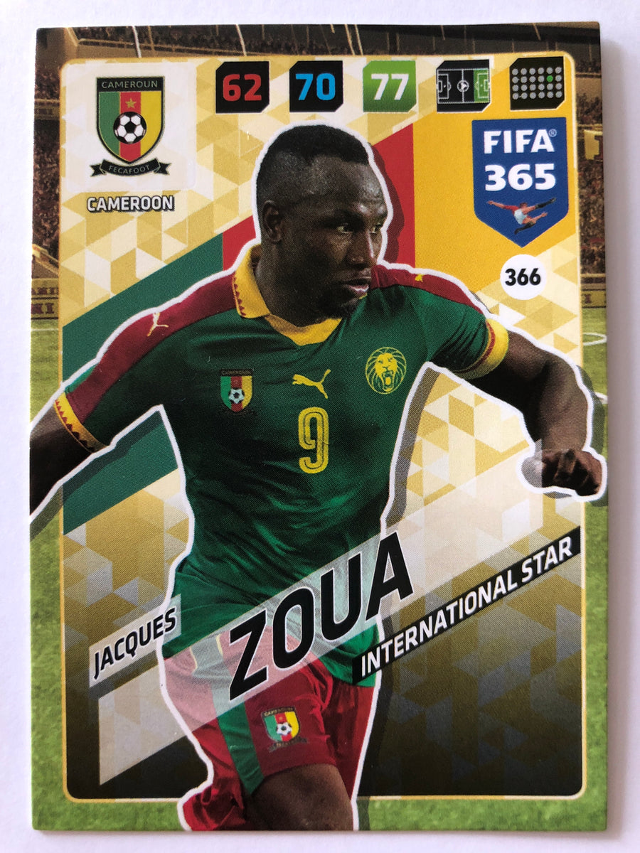 366. JACQUES ZOUA - CAMEROON - INTERNATIONAL STAR