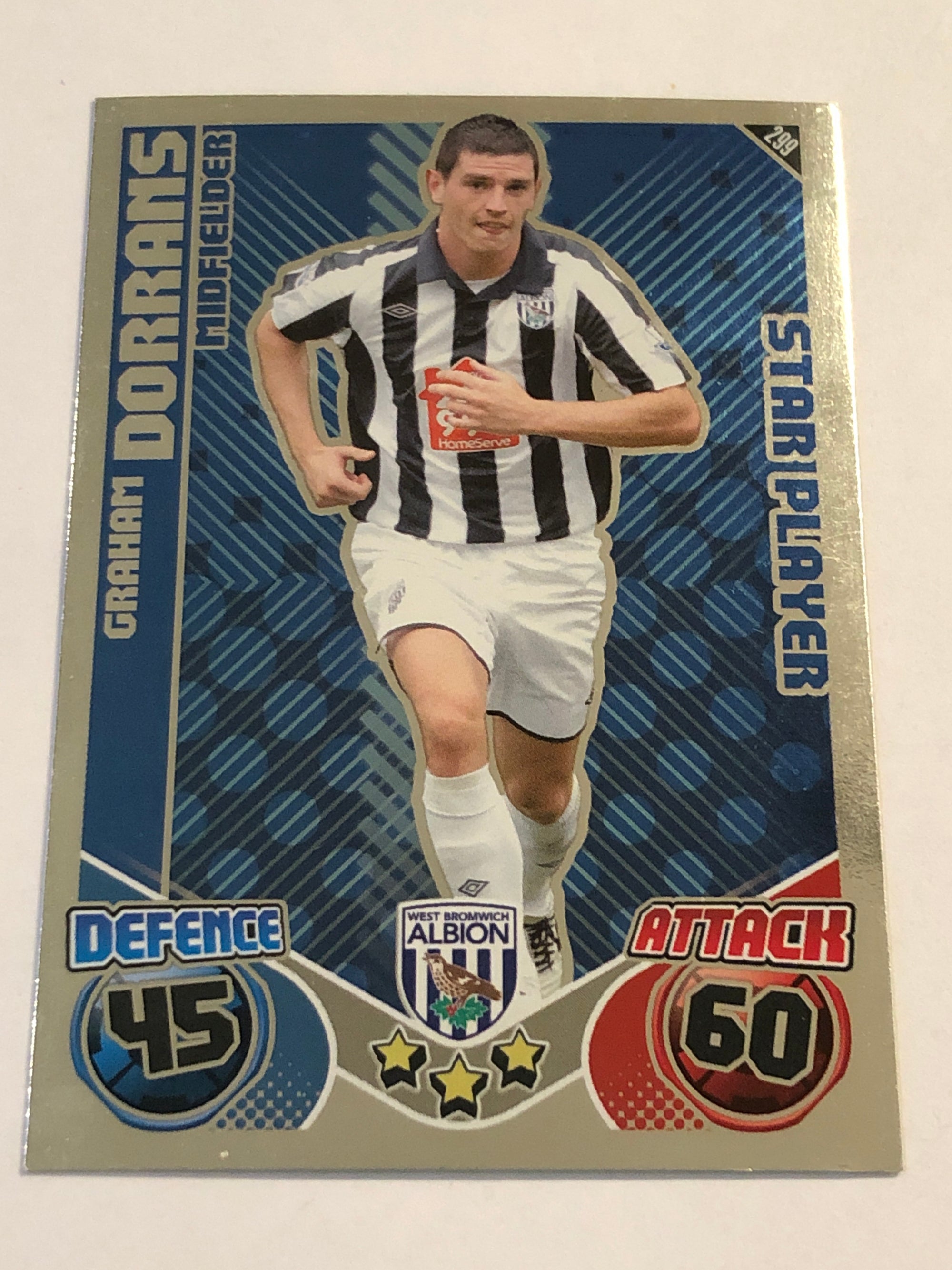 299. GRAHAM DORRANS - WEST BROMWICH ALBION - STAR PLAYER