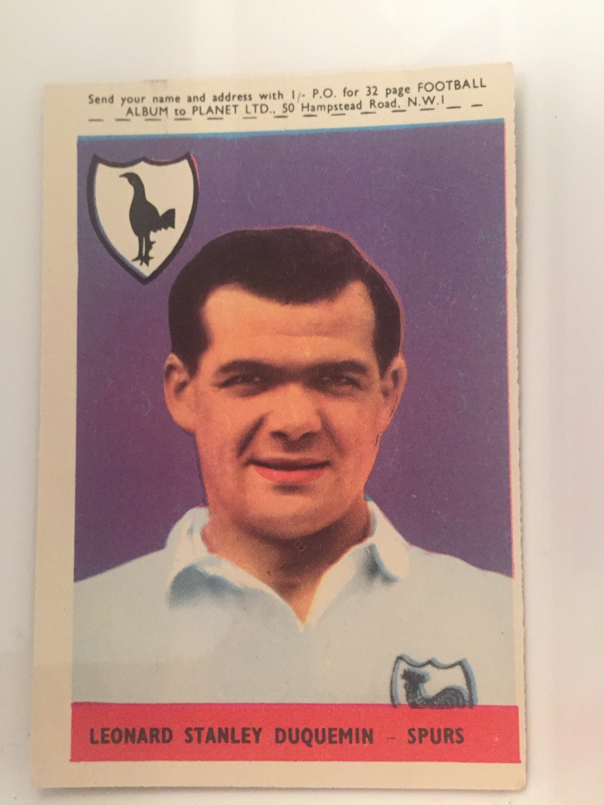 034. LEONARD DUQUEMIN - TOTTENHAM HOTSPUR