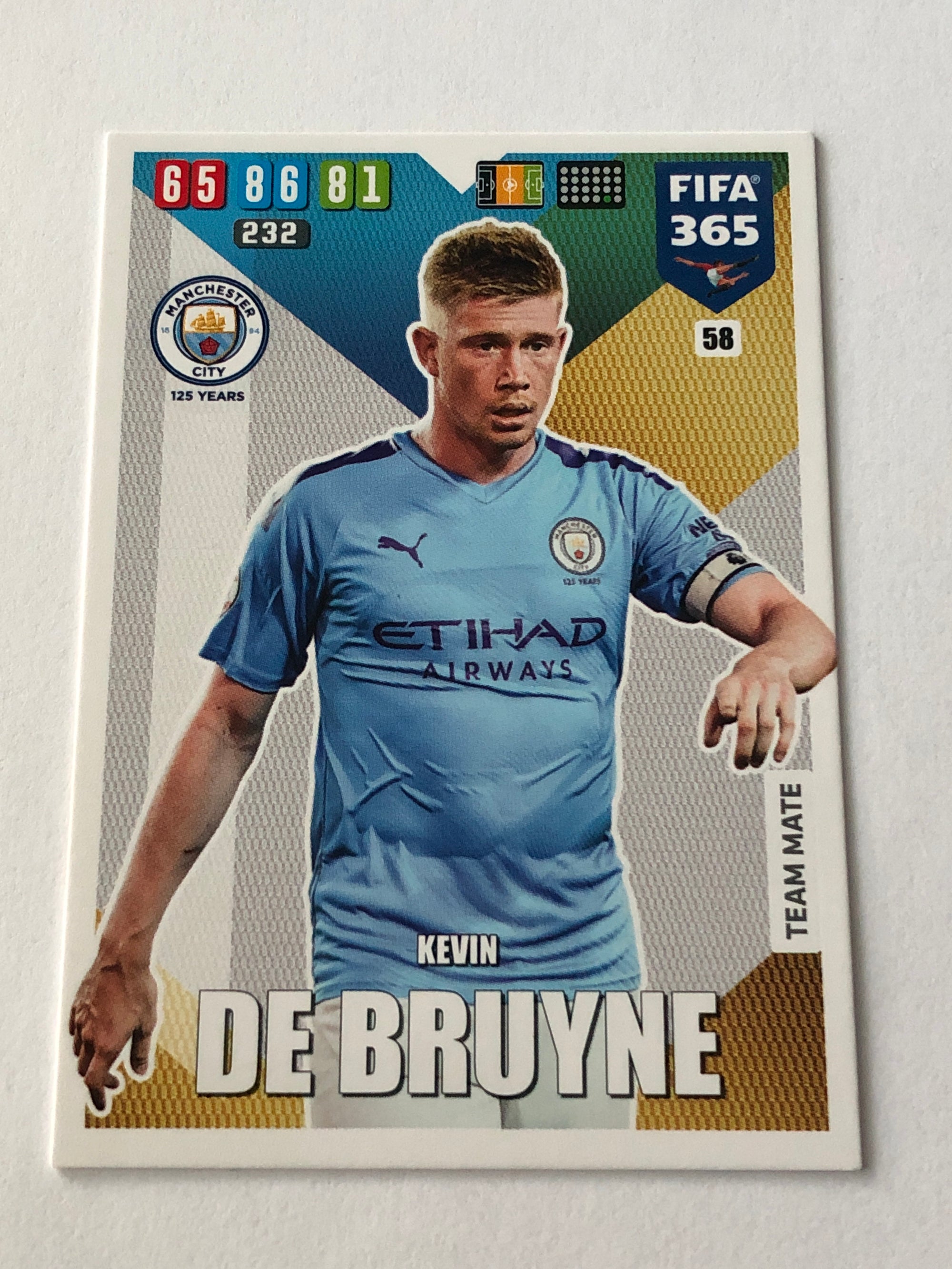 058. KEVIN DE BRUYNE - MANCHESTER CITY - TEAM MATE