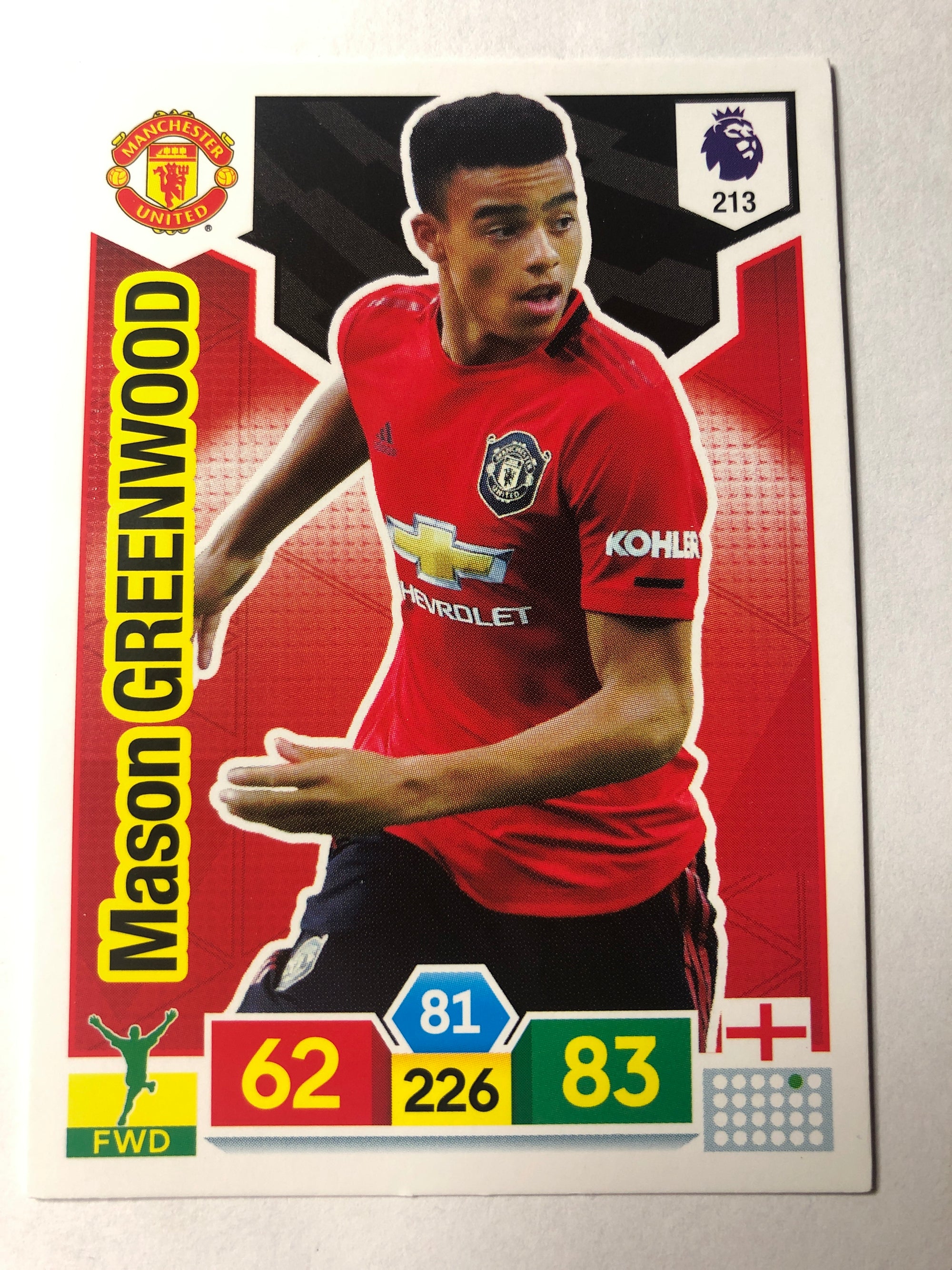 213. MASON GREENWOOD - MANCHESTER UNITED