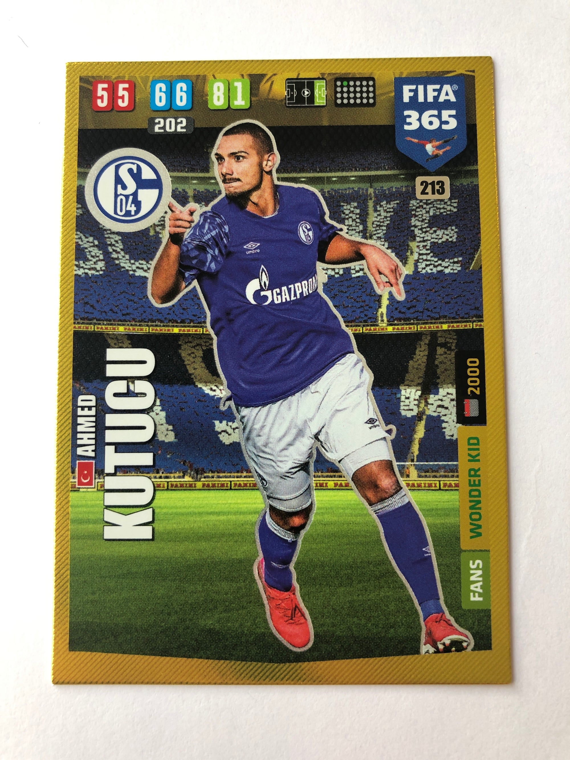 213. AHMED KUTUCU - SCHALKE 04 - FANS WONDER KID