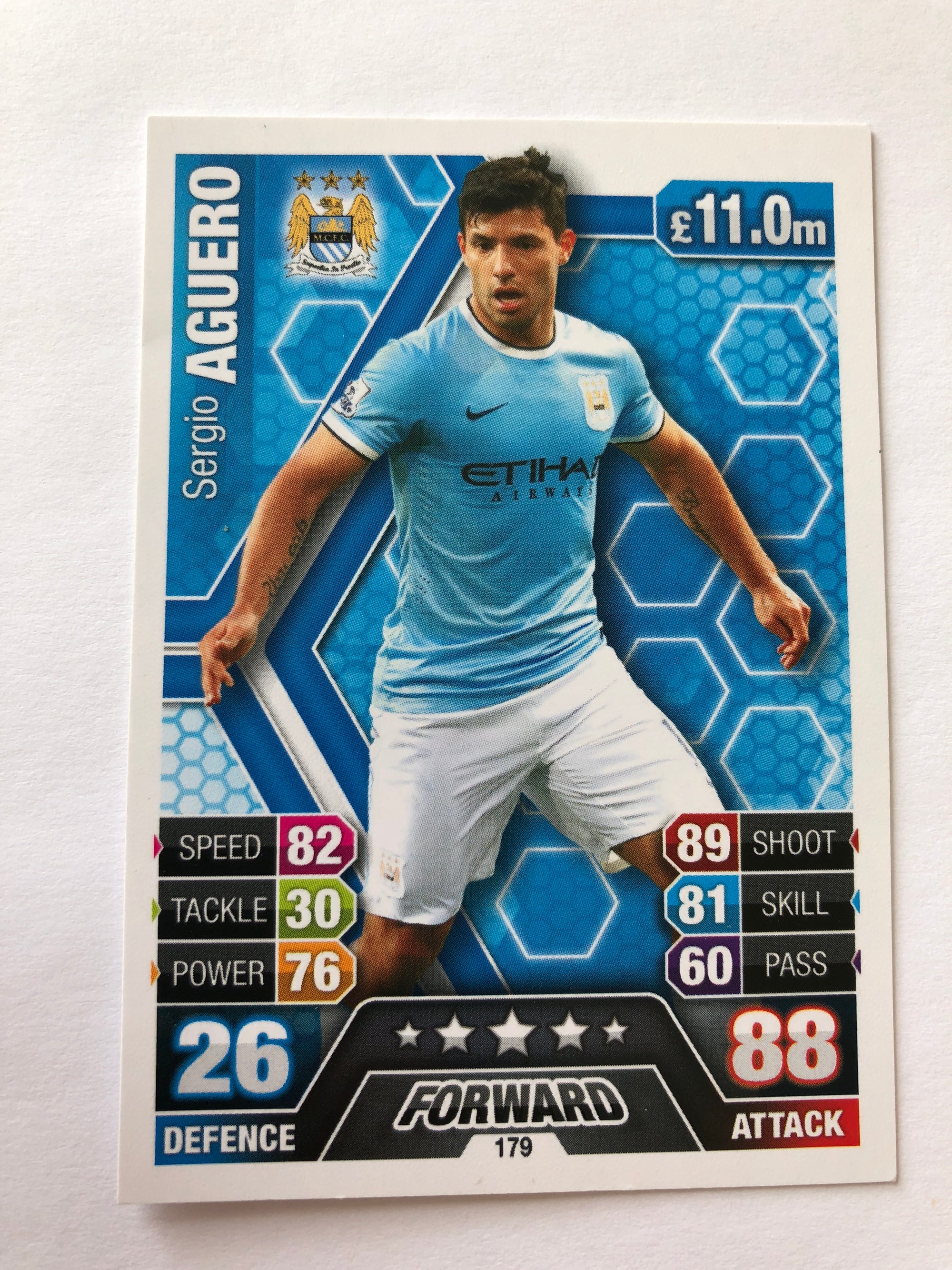 179. SERGIO AGUERO - MANCHESTER CITY