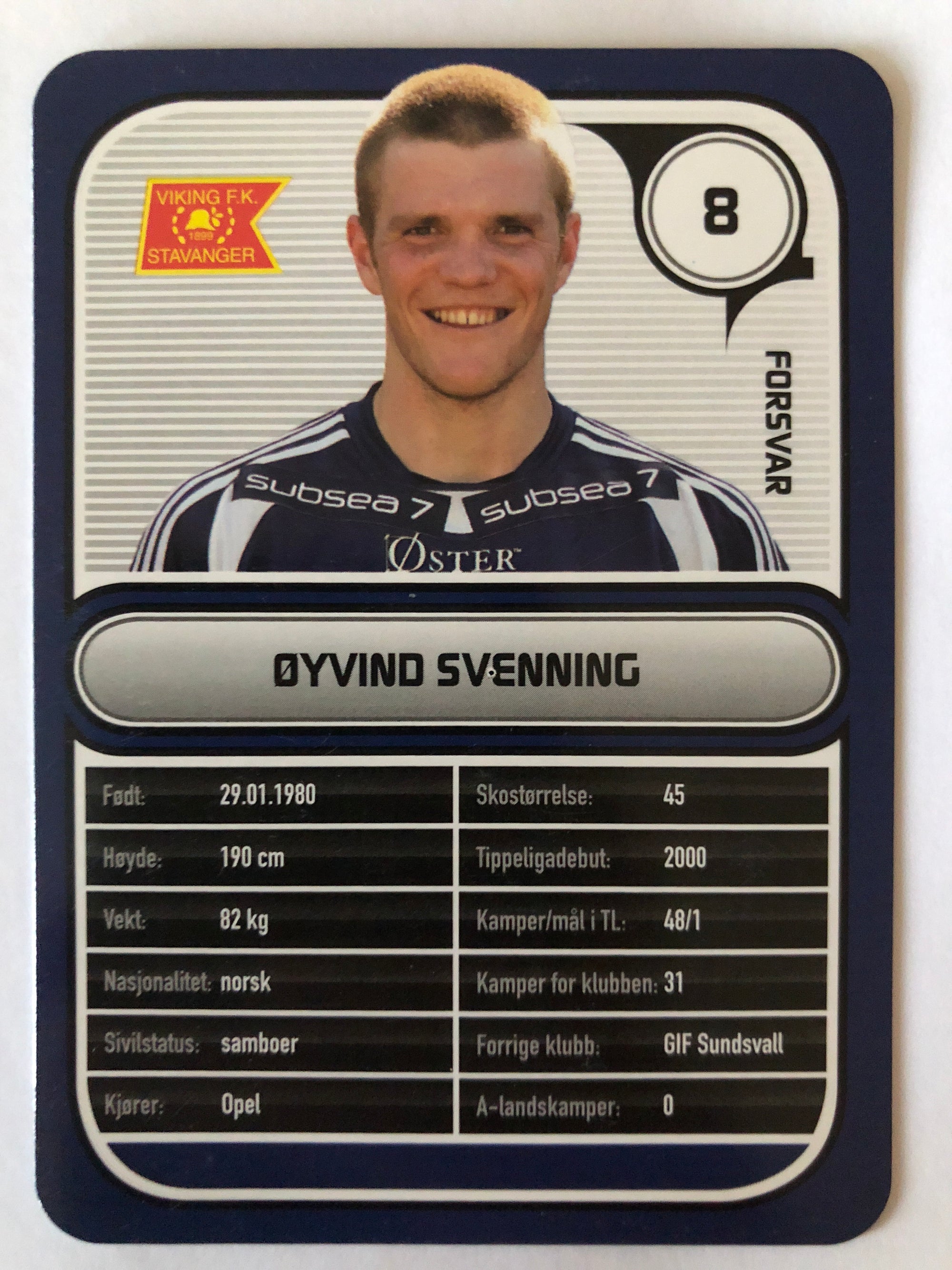 VIKING 008. ØYVIND SVENNING