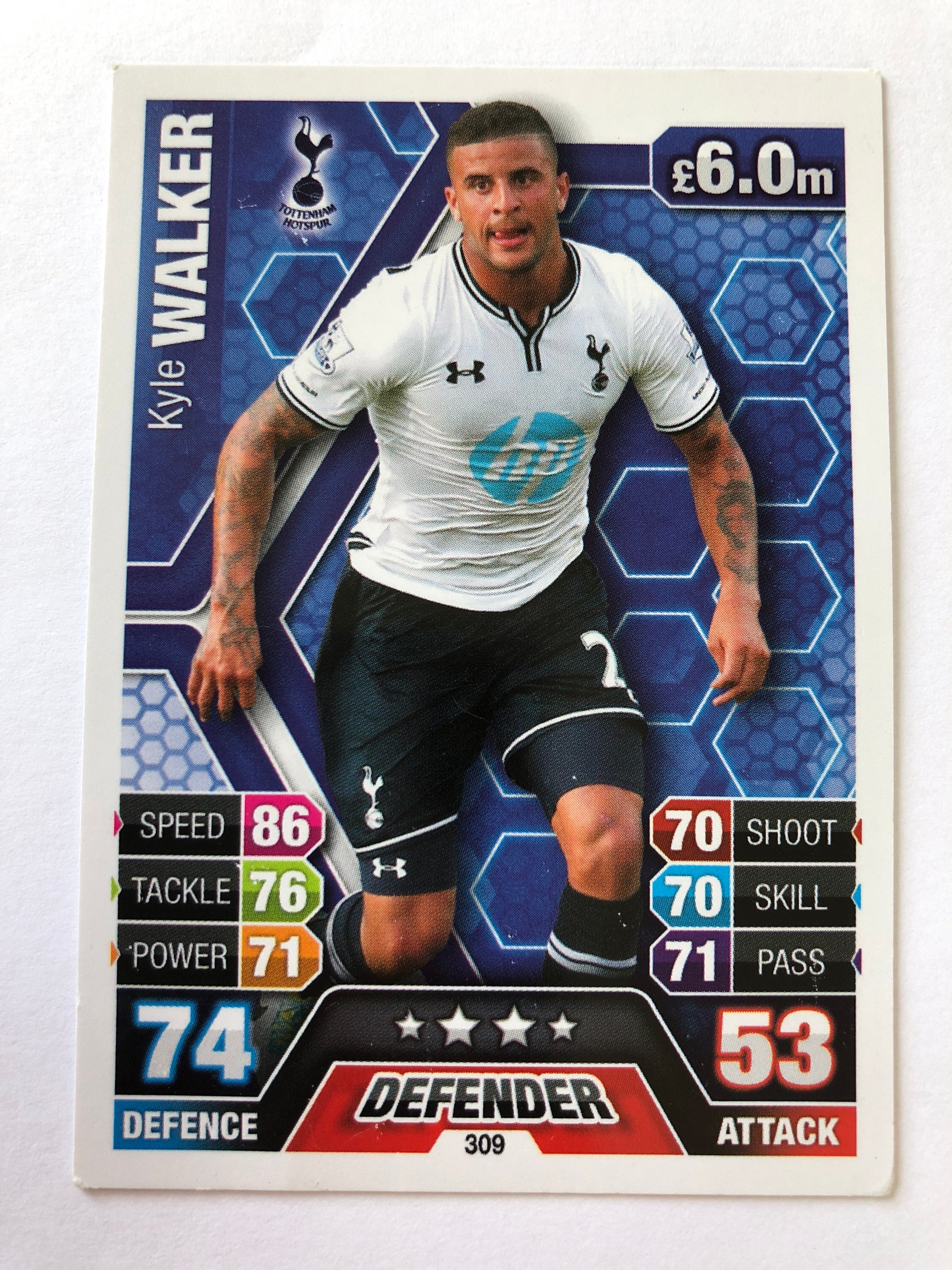 309. KYLE WALKER - TOTTENHAM HOTSPUR
