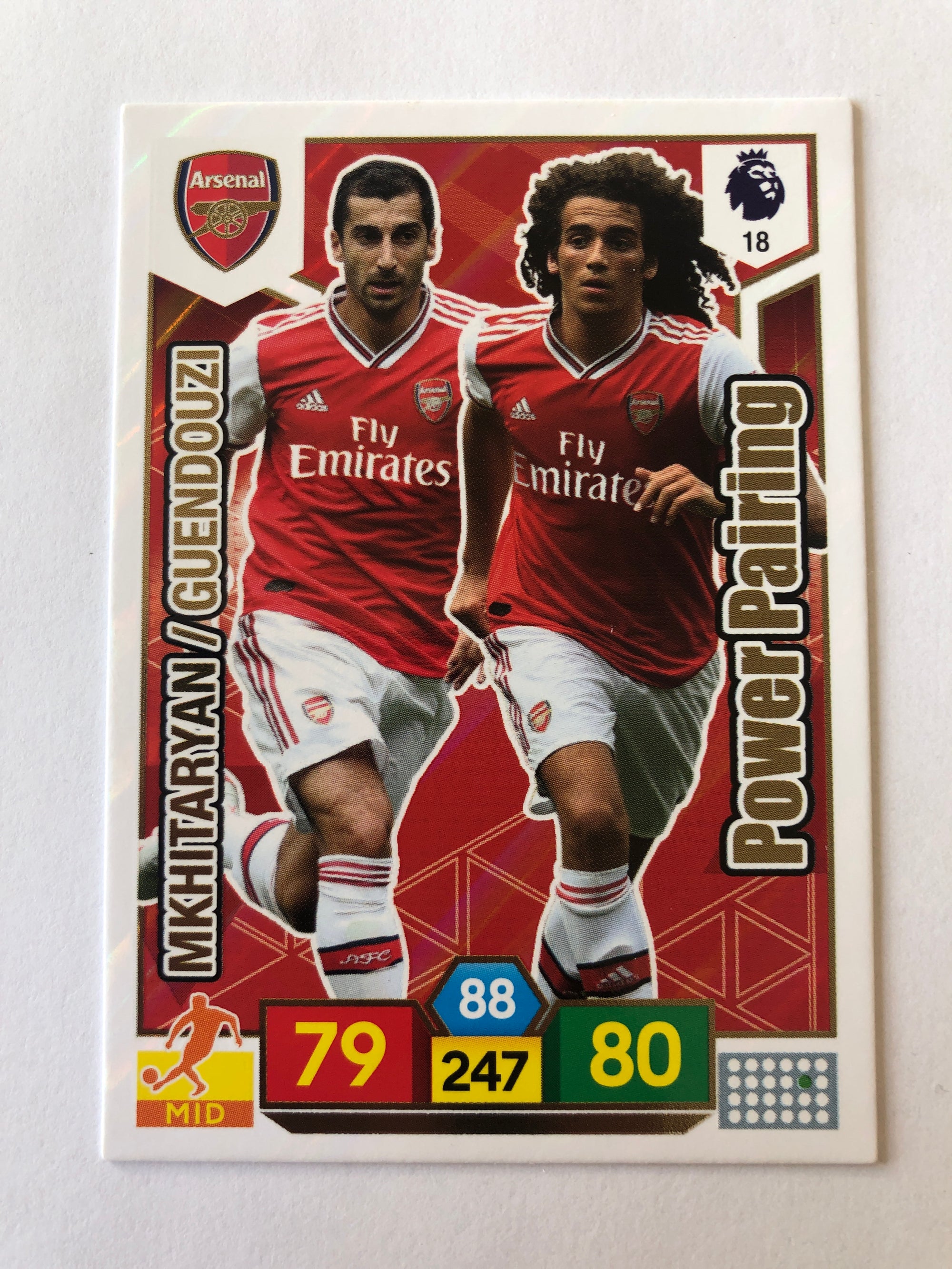 018. MKHITARYAN / GUENDOUZI - ARSENAL - POWERPAIRING