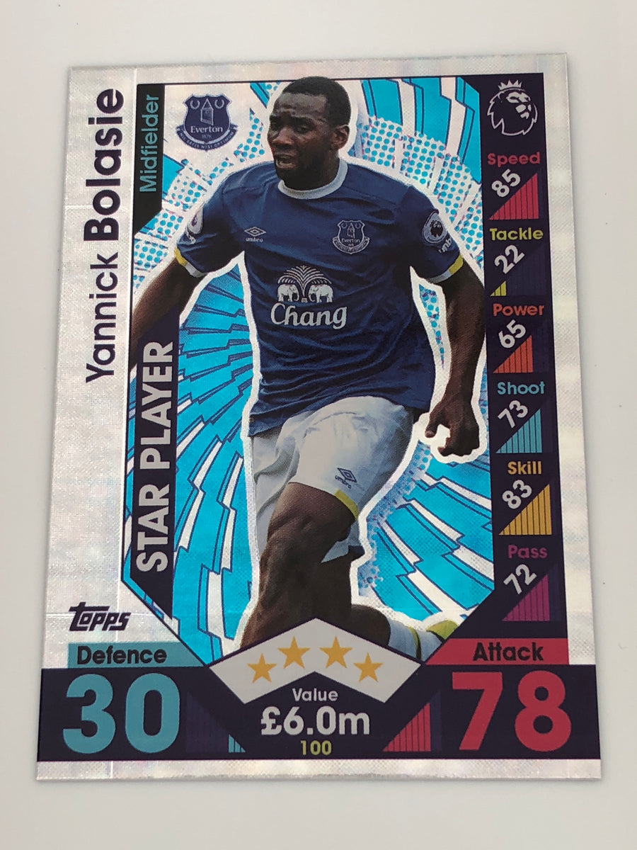 100. YANNICK BOLASIE - EVERTON - STAR PLAYER