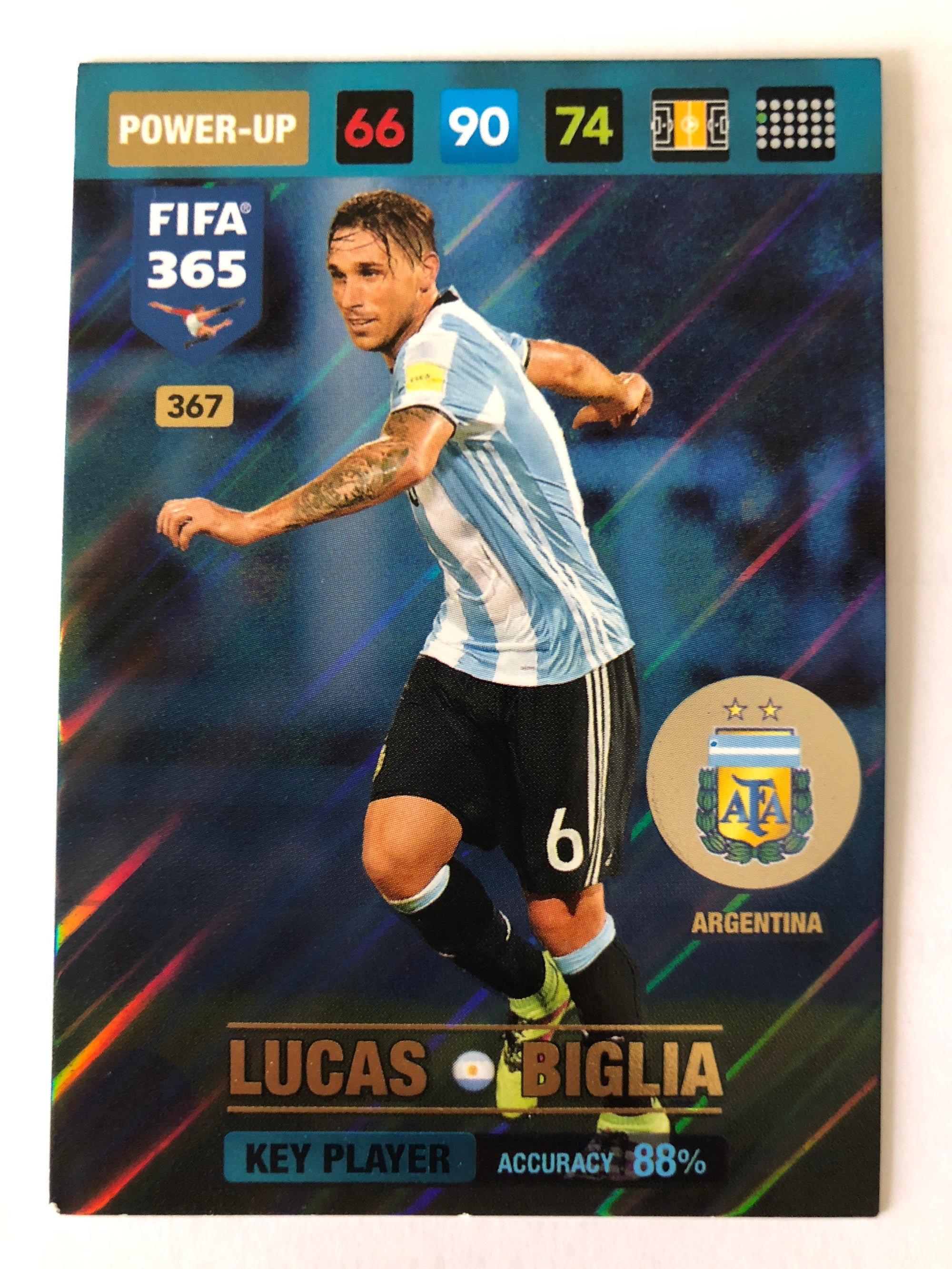 367. LUCAS BIGLIA - ARGENTINA - POWER-UP - KEY PLAYER