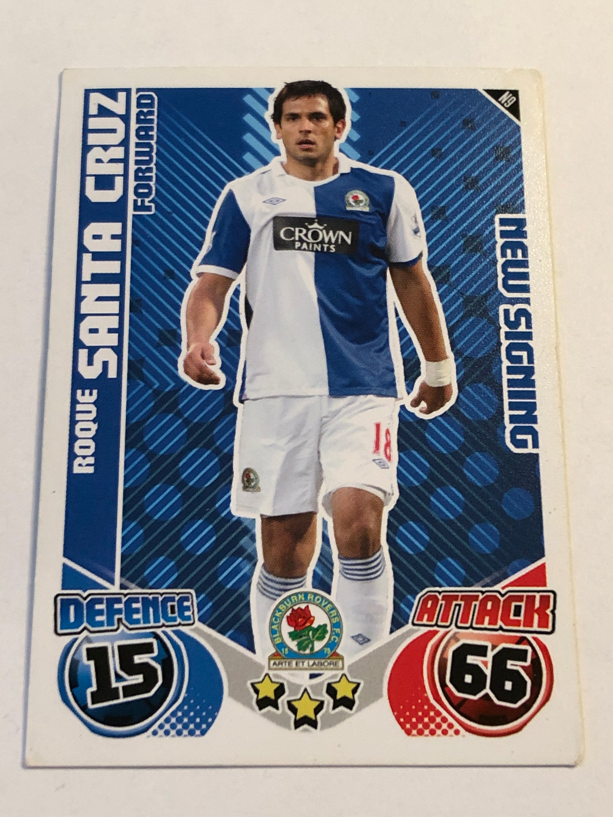 N9. ROQUE SANTA CRUZ - BLACKBURN ROVERS - NEW SIGNING