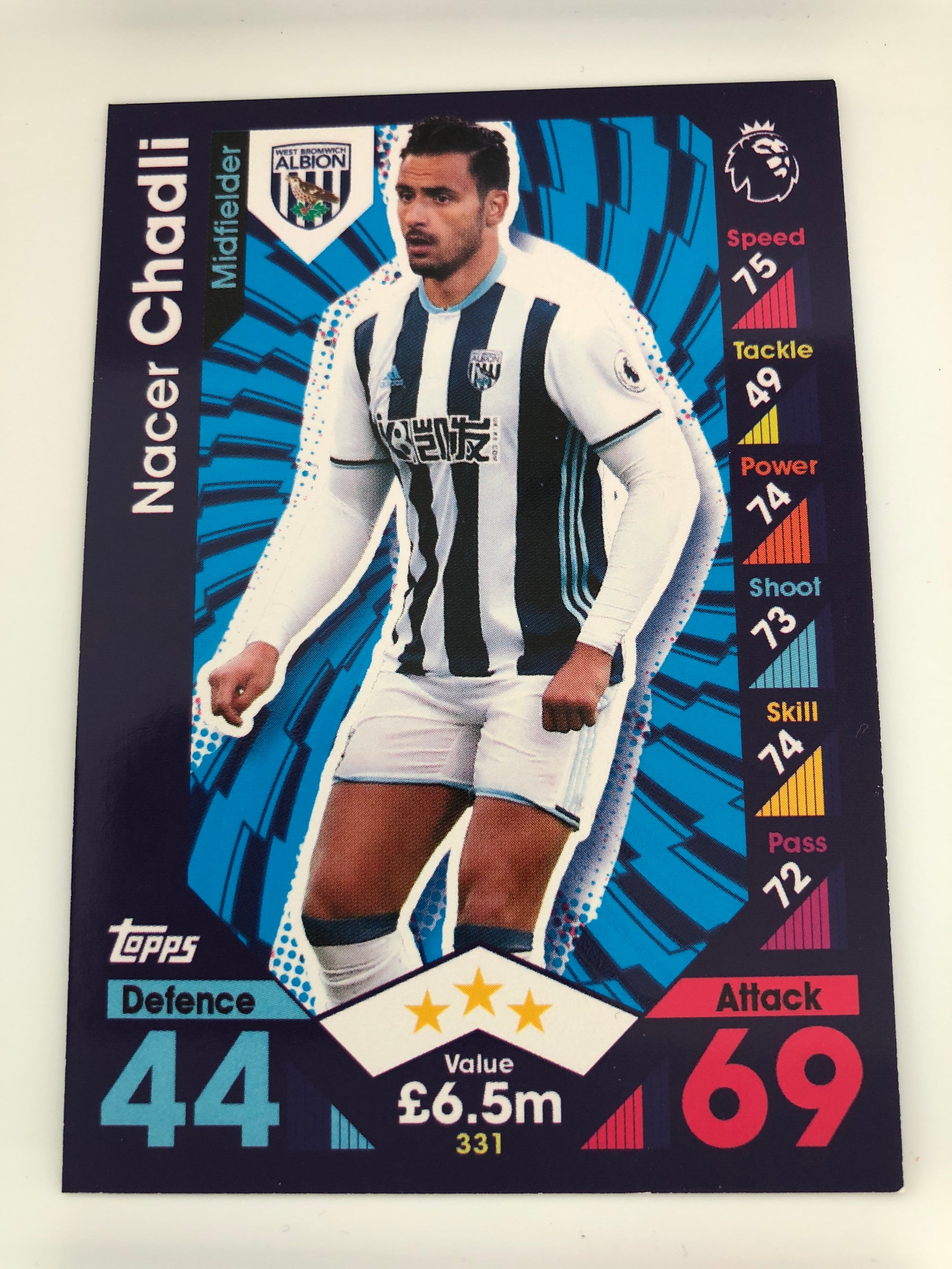 331. NACER CHADLI - WEST BROMWICH ALBION