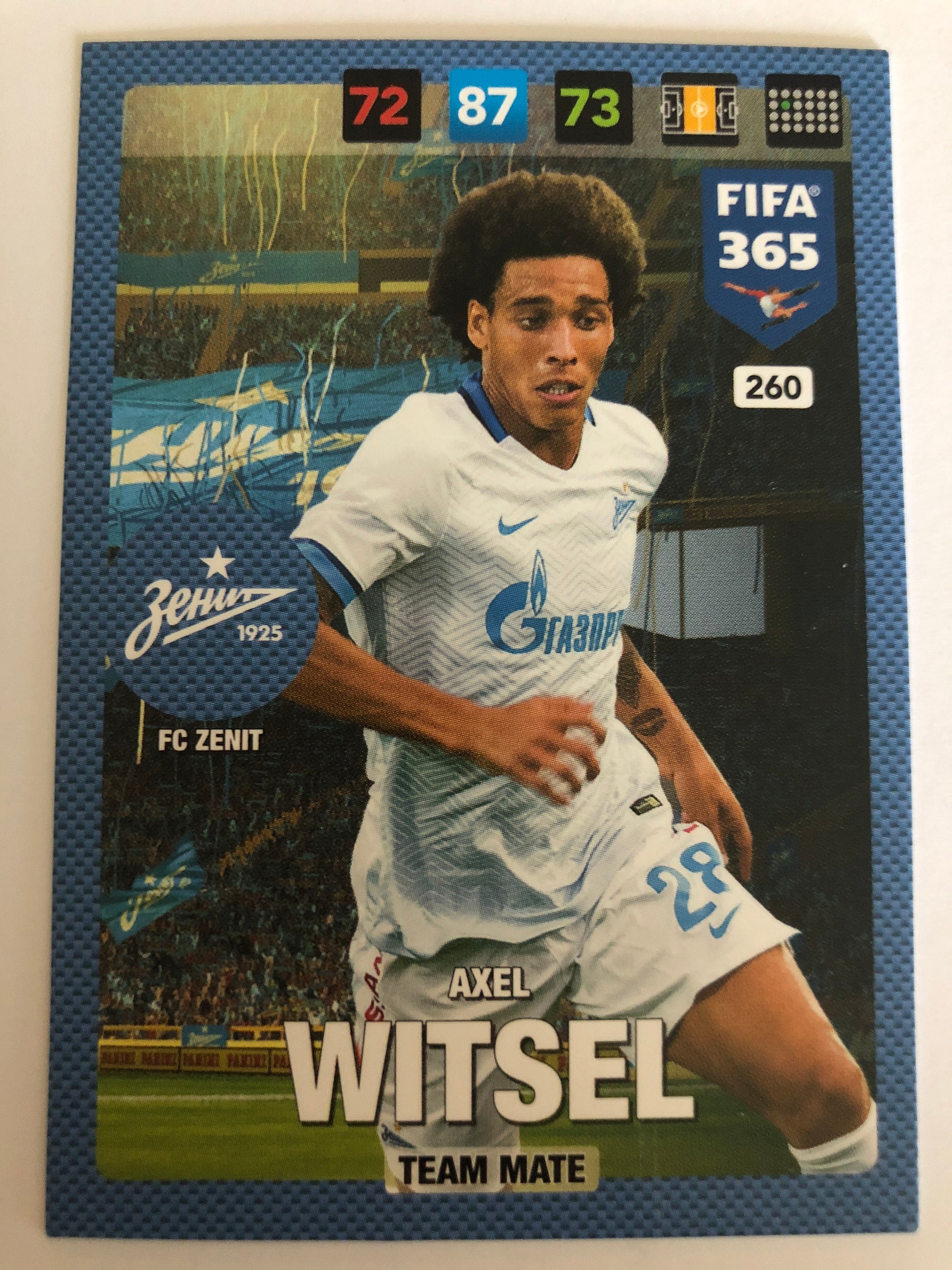 260. AXEL WITSEL - FC ZENIT - TEAM MATE