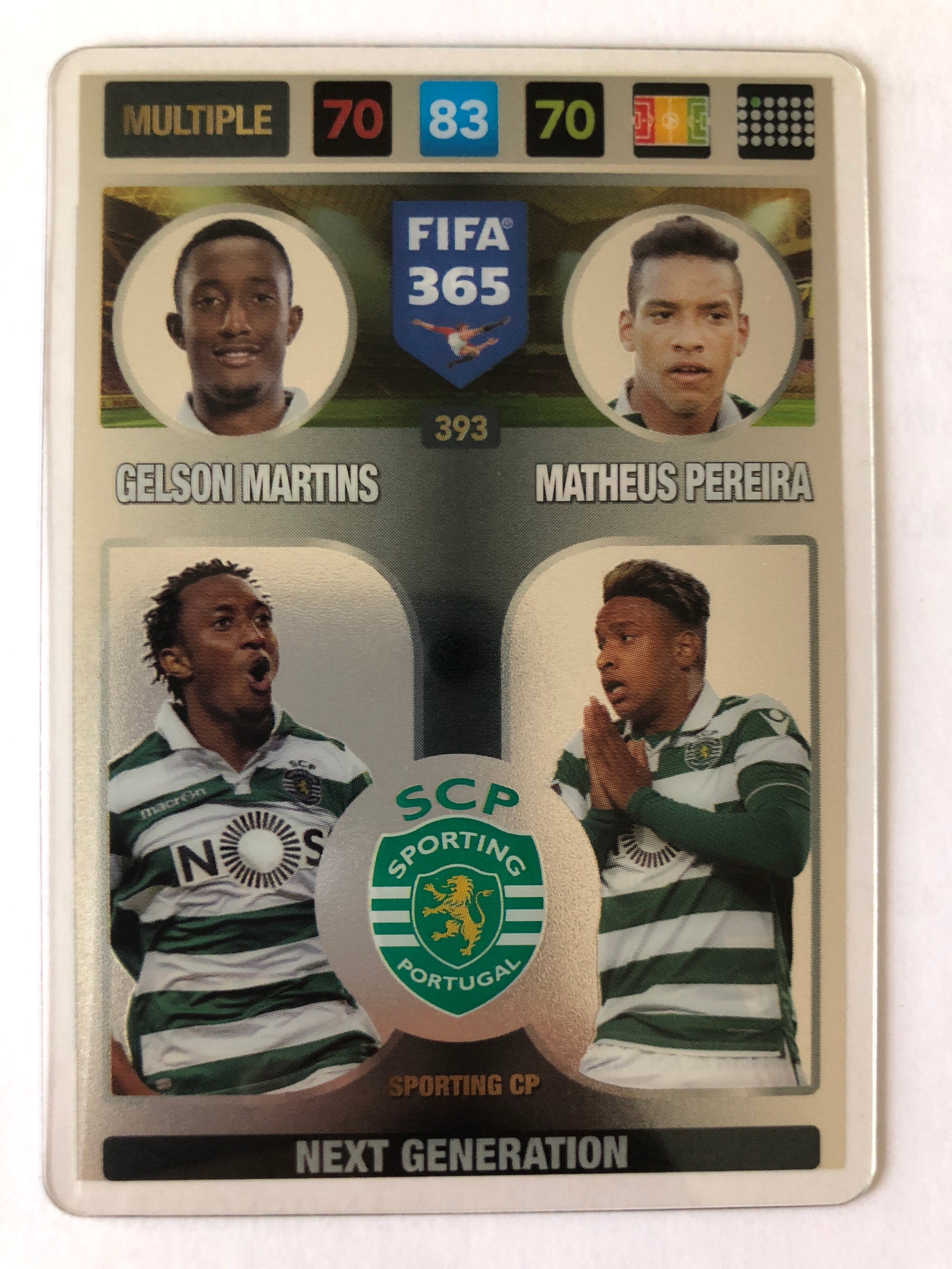 393. SPORTING CP - GELSON MARTINS - MATHEUS PEREIRA - MULTIPLE - NEXT GENERATION