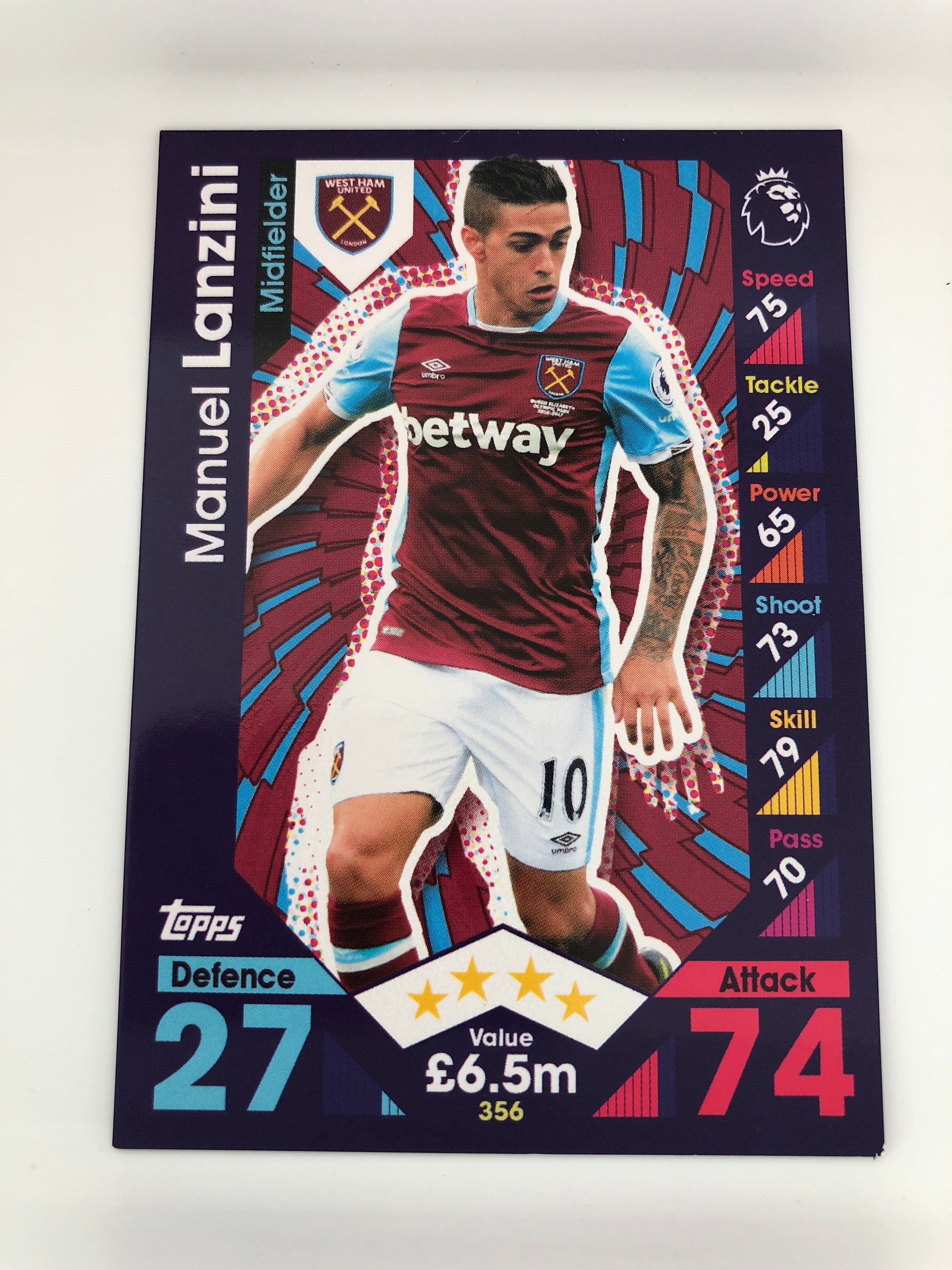 356. MANUEL LANZINI - WEST HAM UNITED