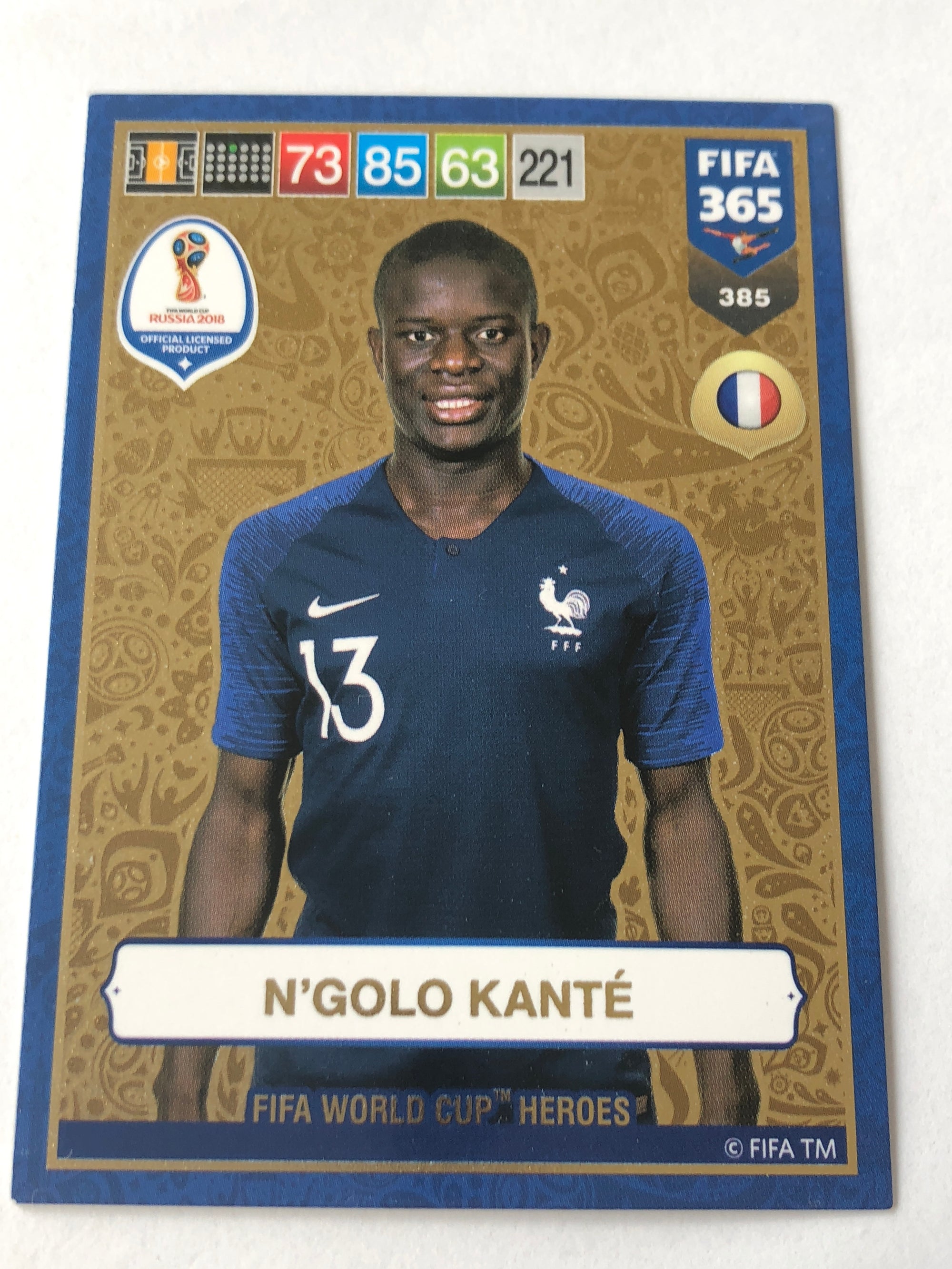 385. N’GOLO KANTÉ - FRANKRIKE - FIFA WORLD CUP HEROS