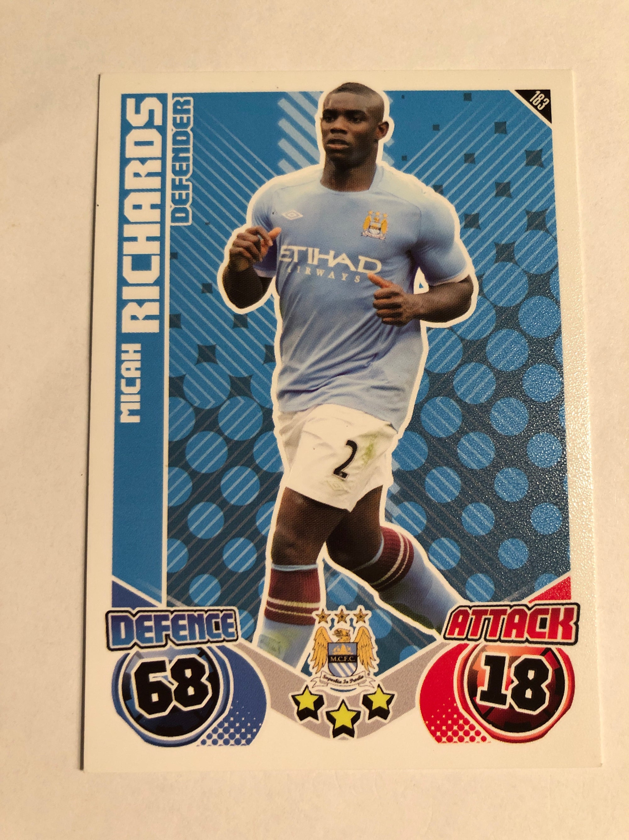 183. MICAH RICHARDS - MANCHESTER CITY