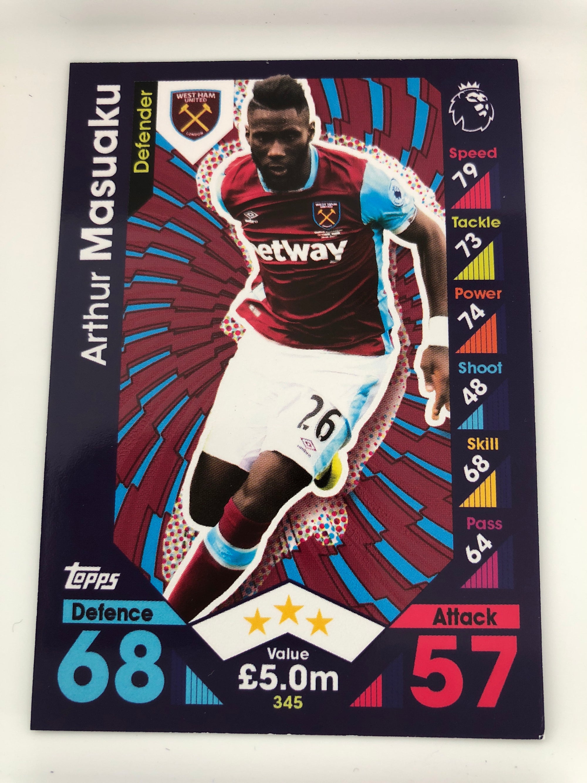 345. ARTHUR MASUAKU - WEST HAM UNITED