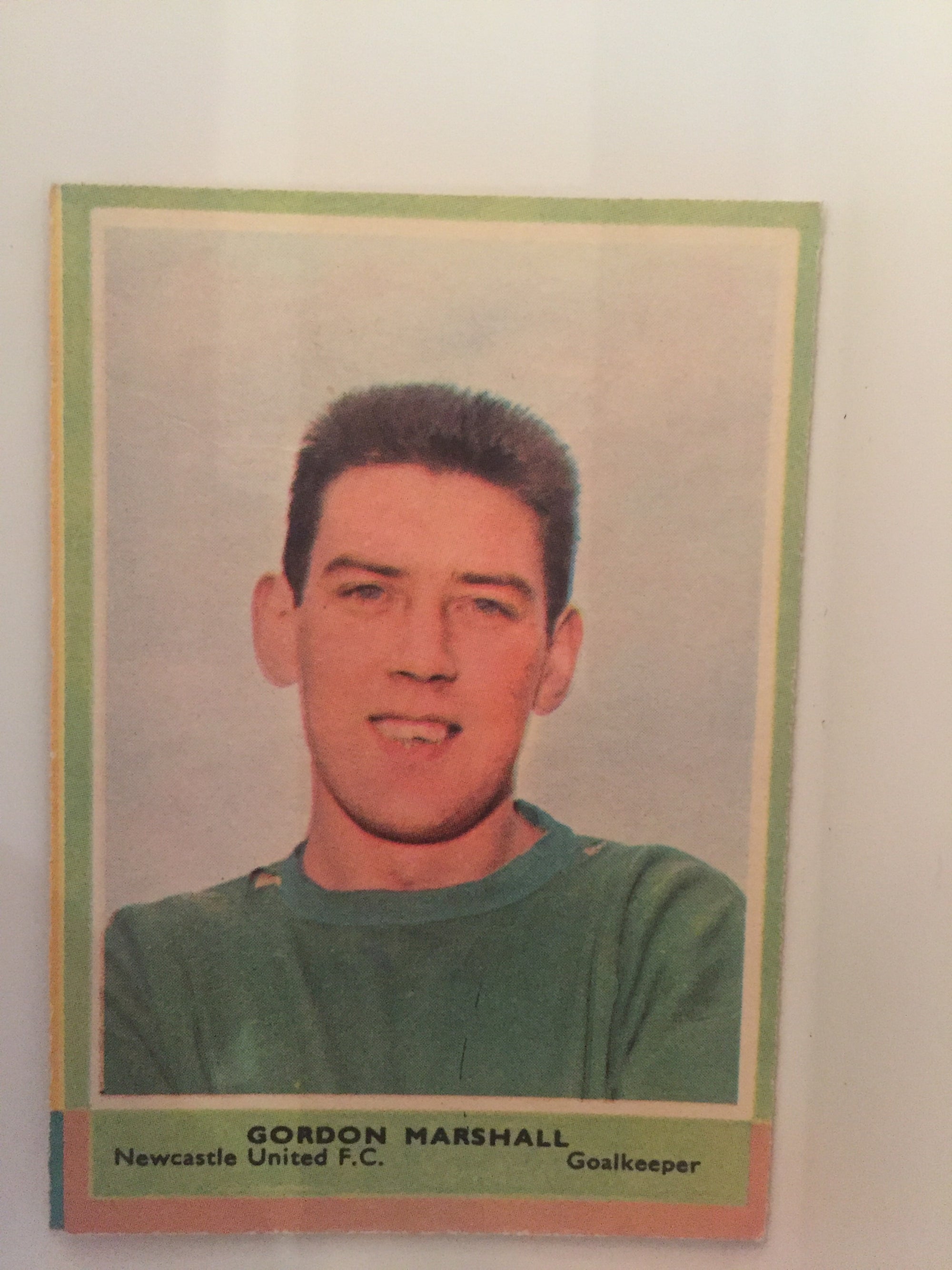 044. GORDON MARSHALL - NEWCASTLE UNITED