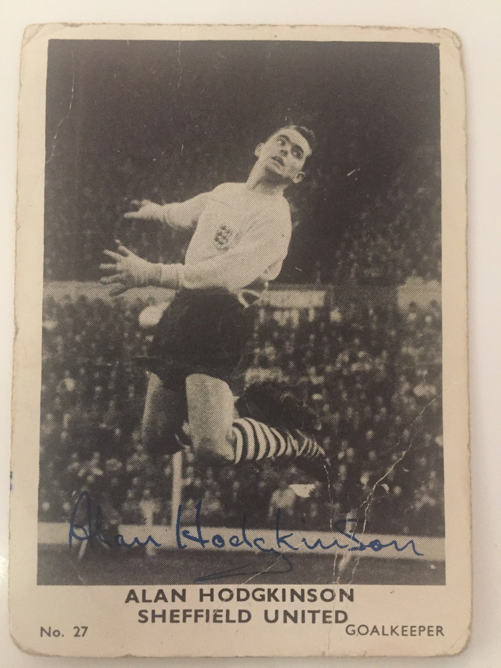 027. ALAN HODGKINSON - SHEFFIELD UNITED