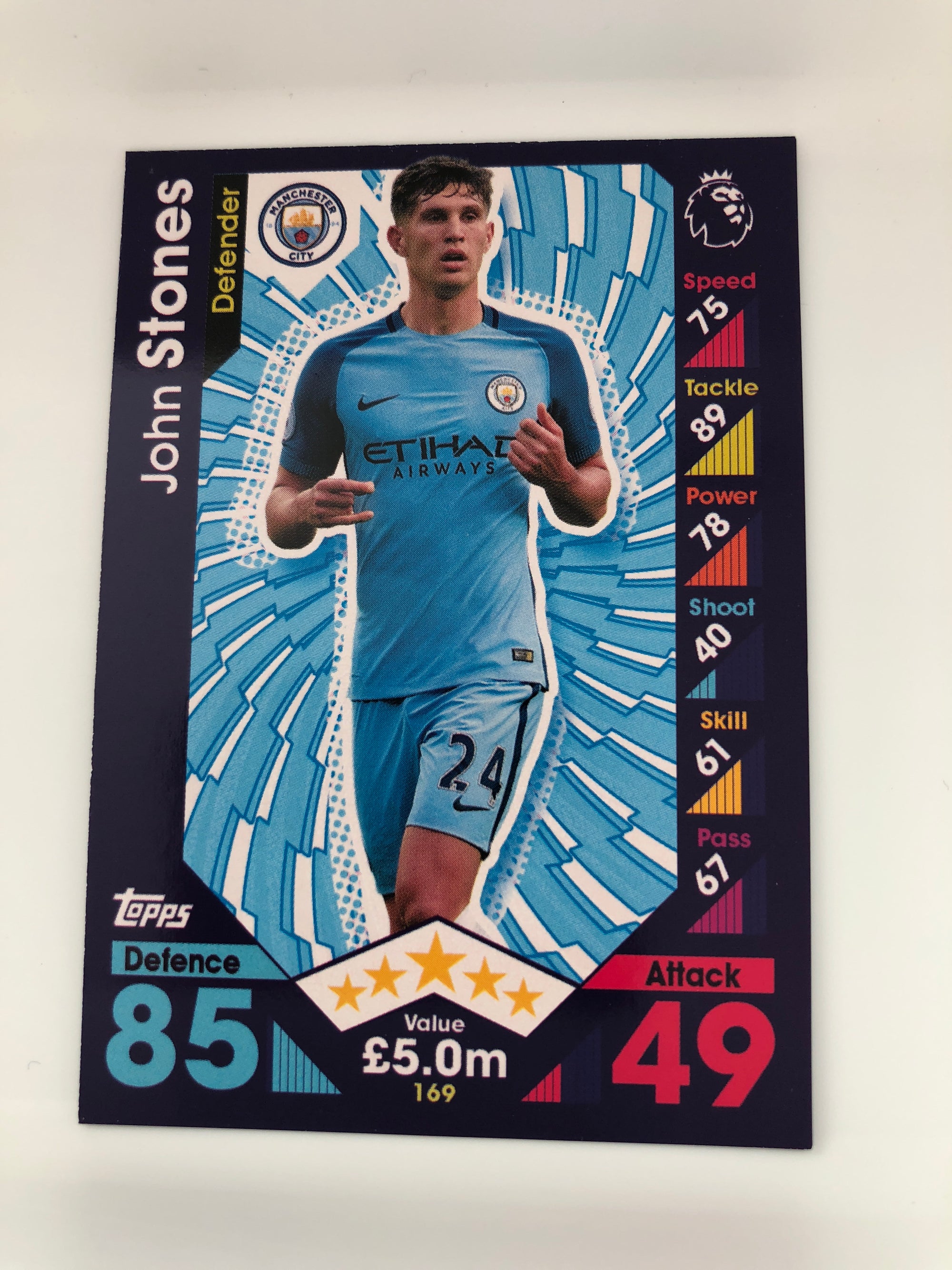 169. JOHN STONES - MANCHESTER CITY