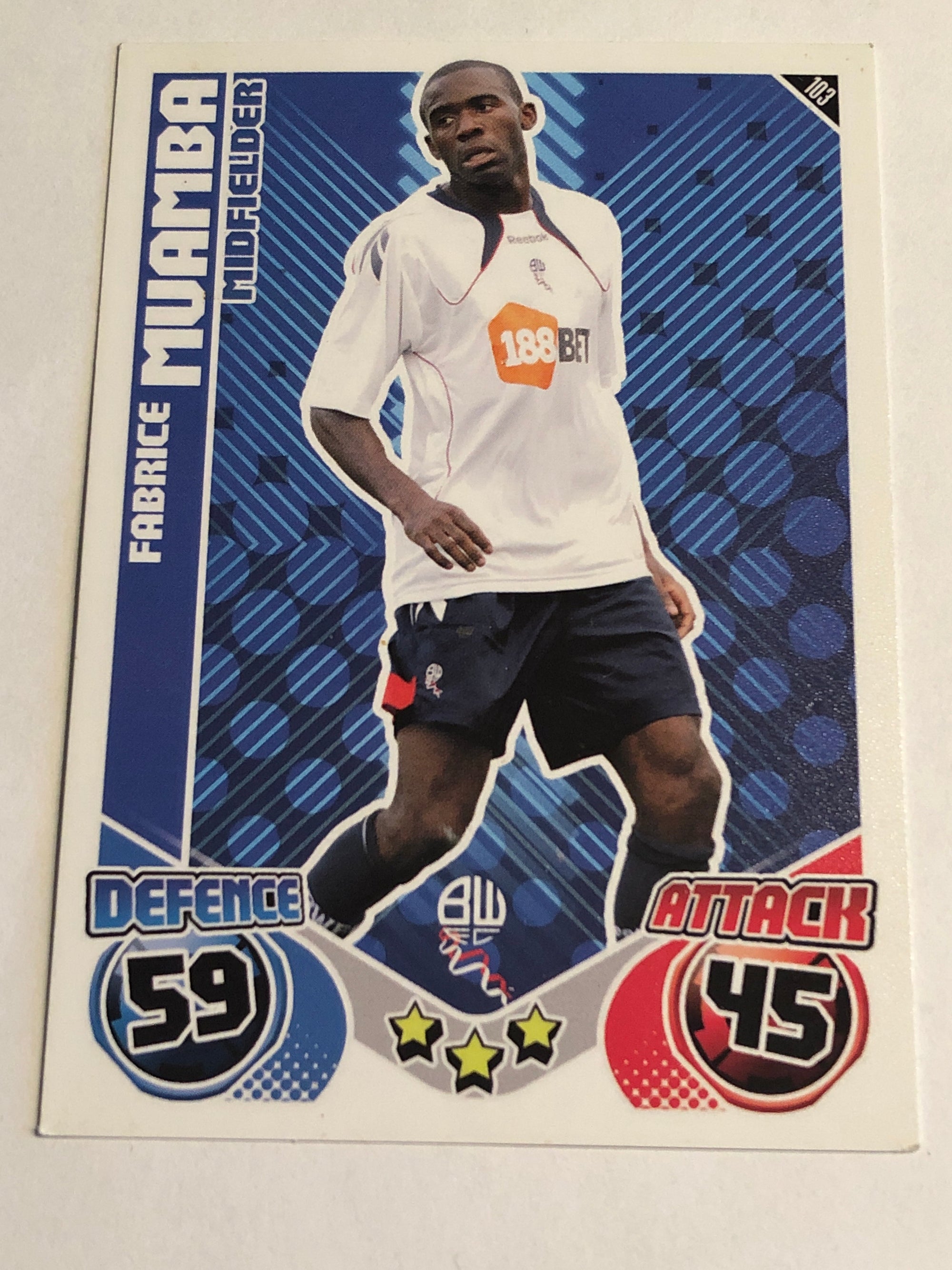 103. FABRICE MUAMBA - BOLTON WANDERERS