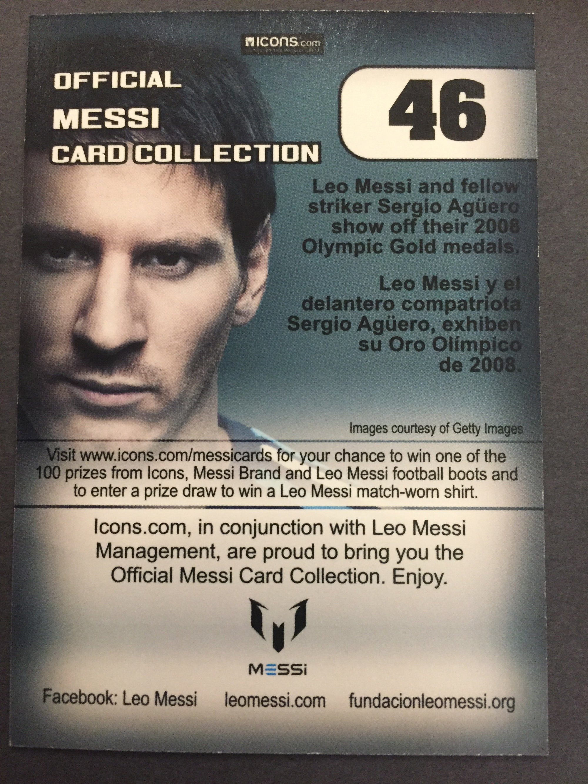 046. OFFICIAL MESSI CARD COLLECTION