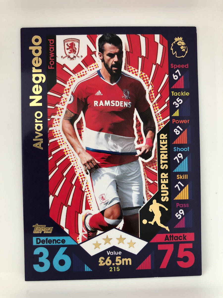 215. ALVARO NEGREDO - MIDDLESBROUGH - SUPER STRIKER