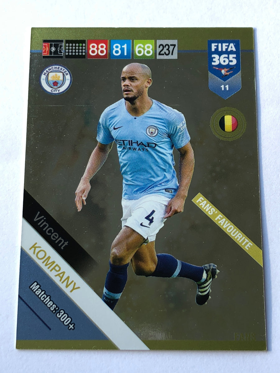 011. VINCENT KOMPANY - MANCHESTER CITY - FANS FAVOURITE