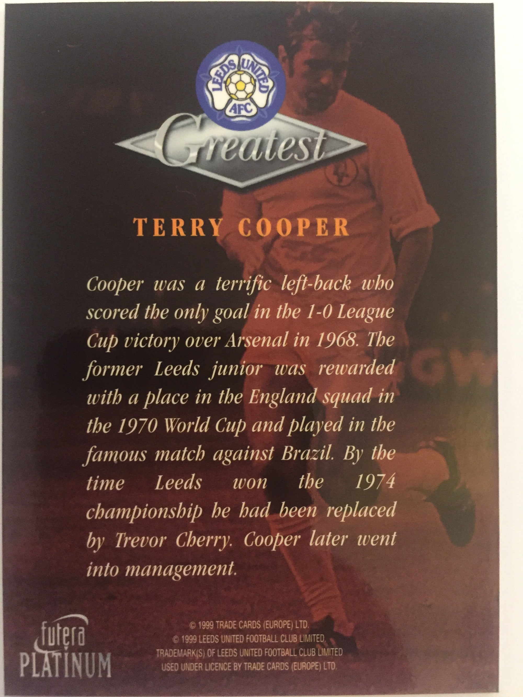TERRY COOPER - LEEDS UNITED