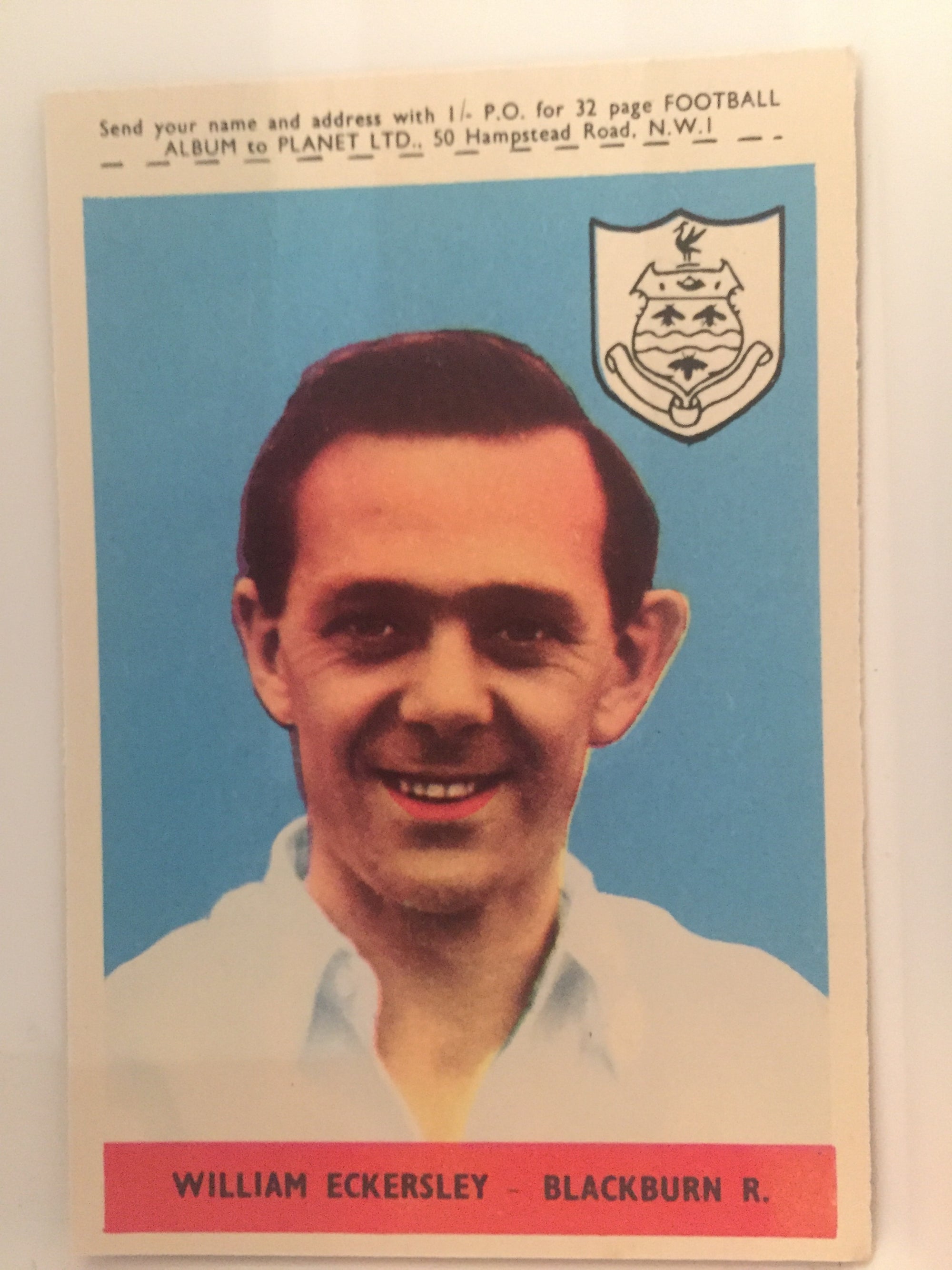 027. WILLIAM ECERSLEY - BLACKBURN