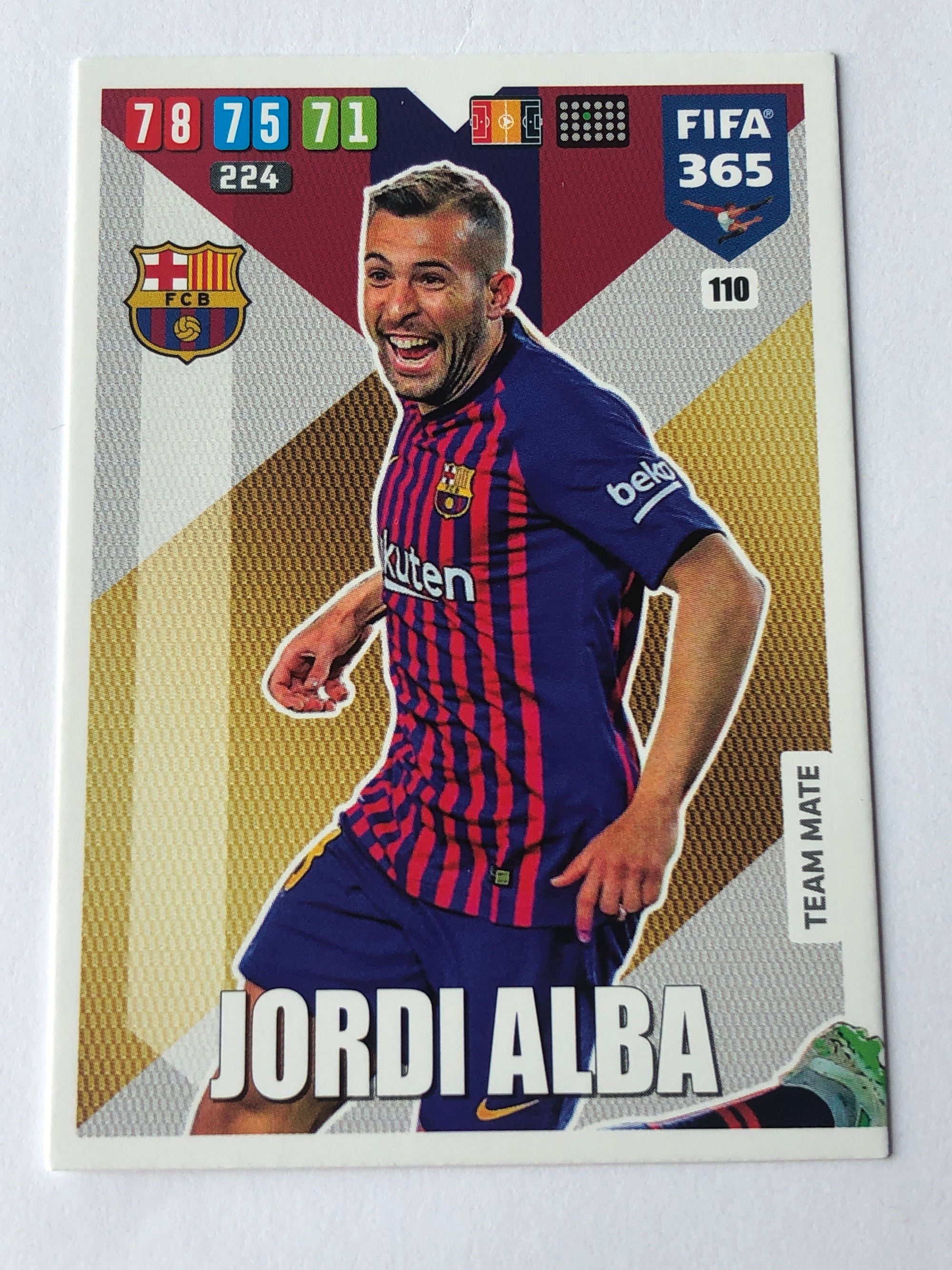 110. JORDI ALBA - BARCELONA - TEAM MATE
