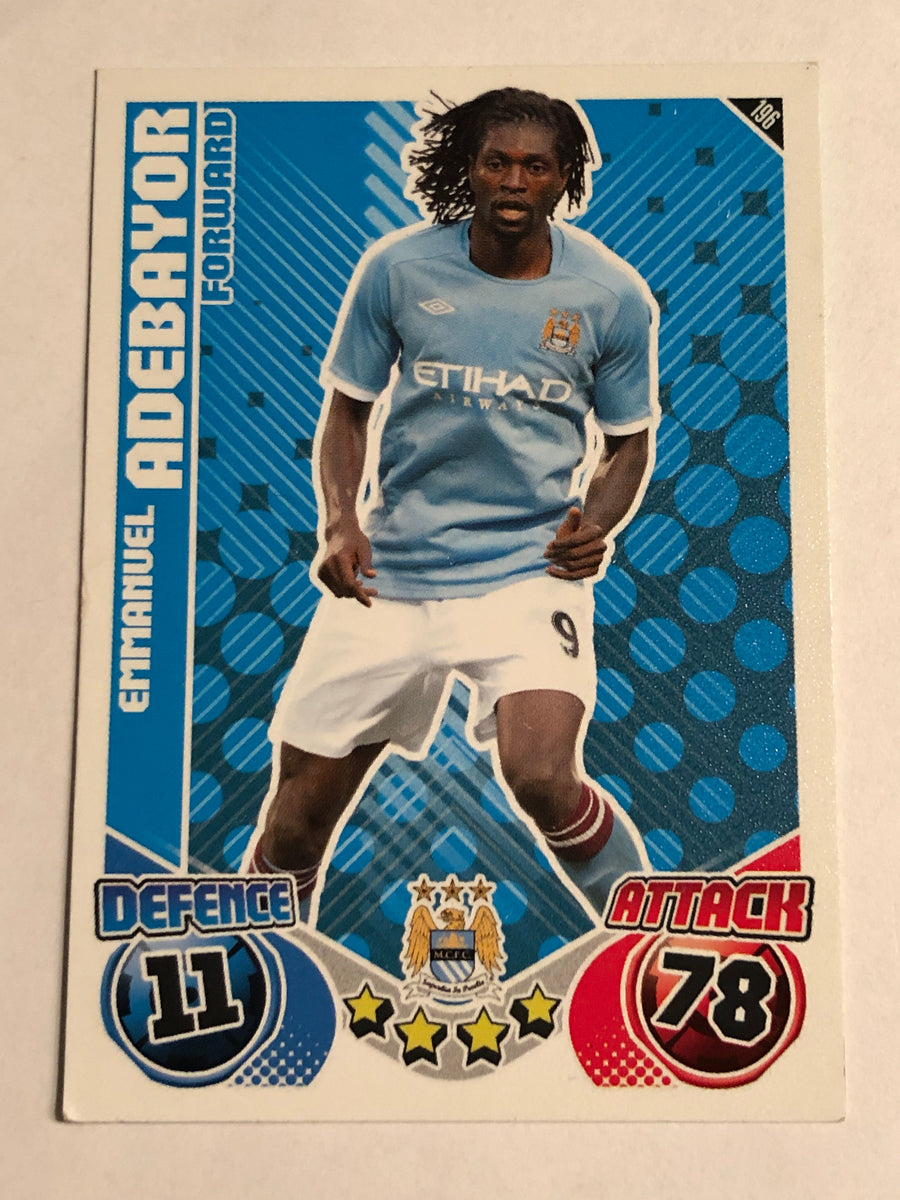 196. EMMANUEL ADEBAYOR - MANCHESTER CITY